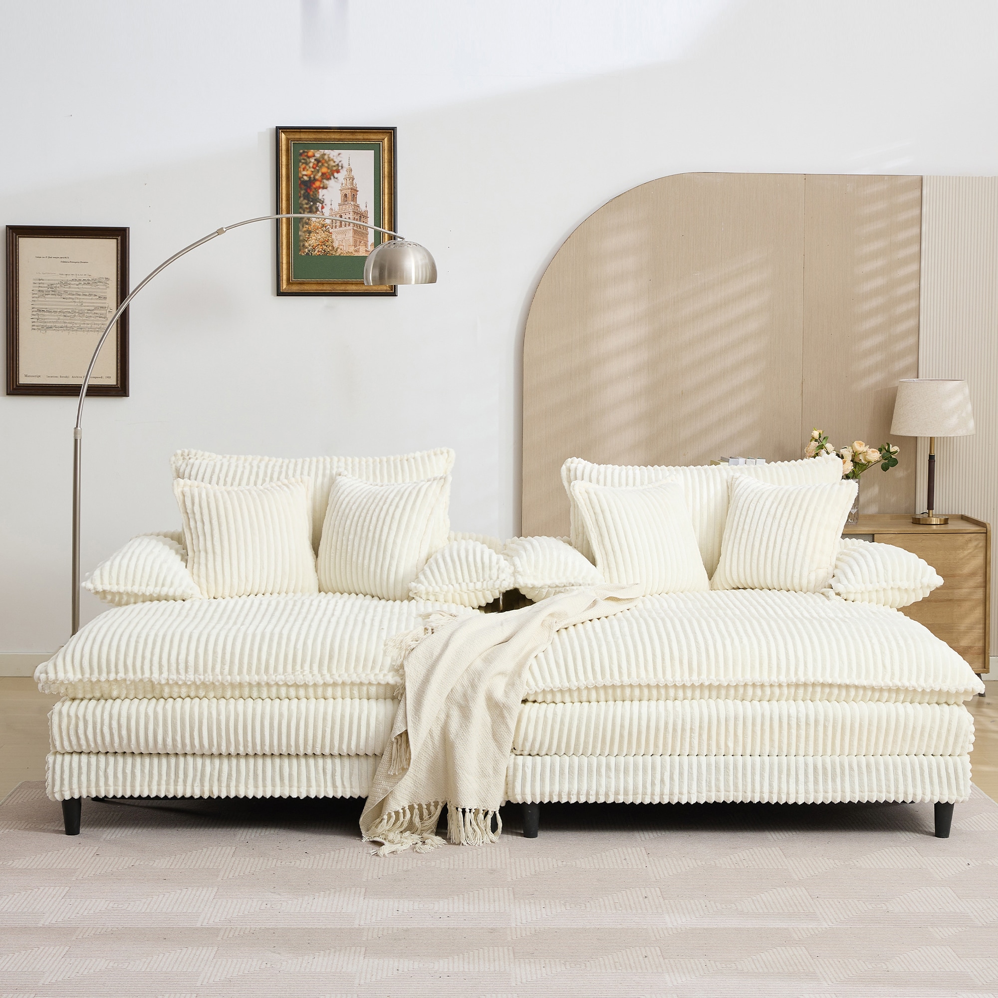SINOFURN SYA020263BL Sofas-Loveseats - View #2