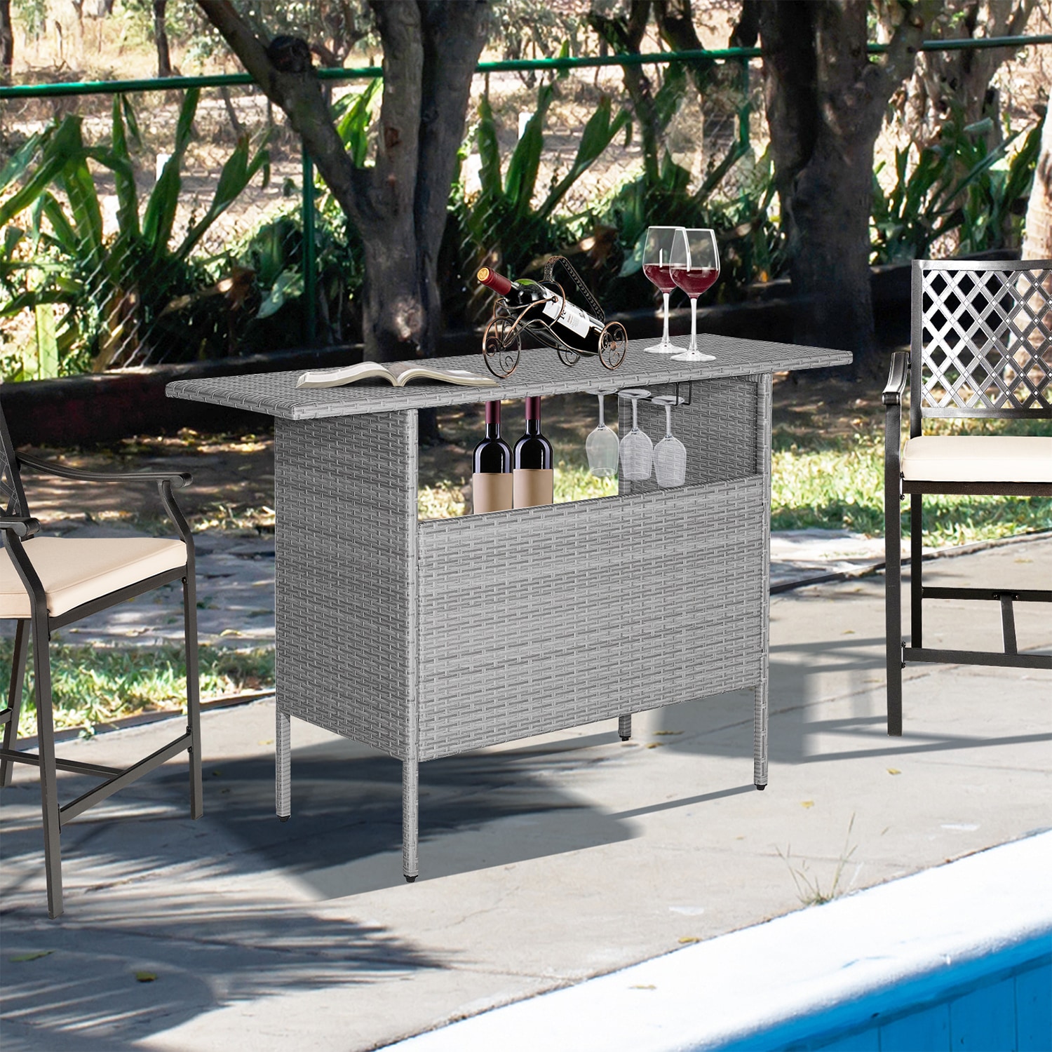 WELLFOR OUG70677 Patio-Tables - View #4