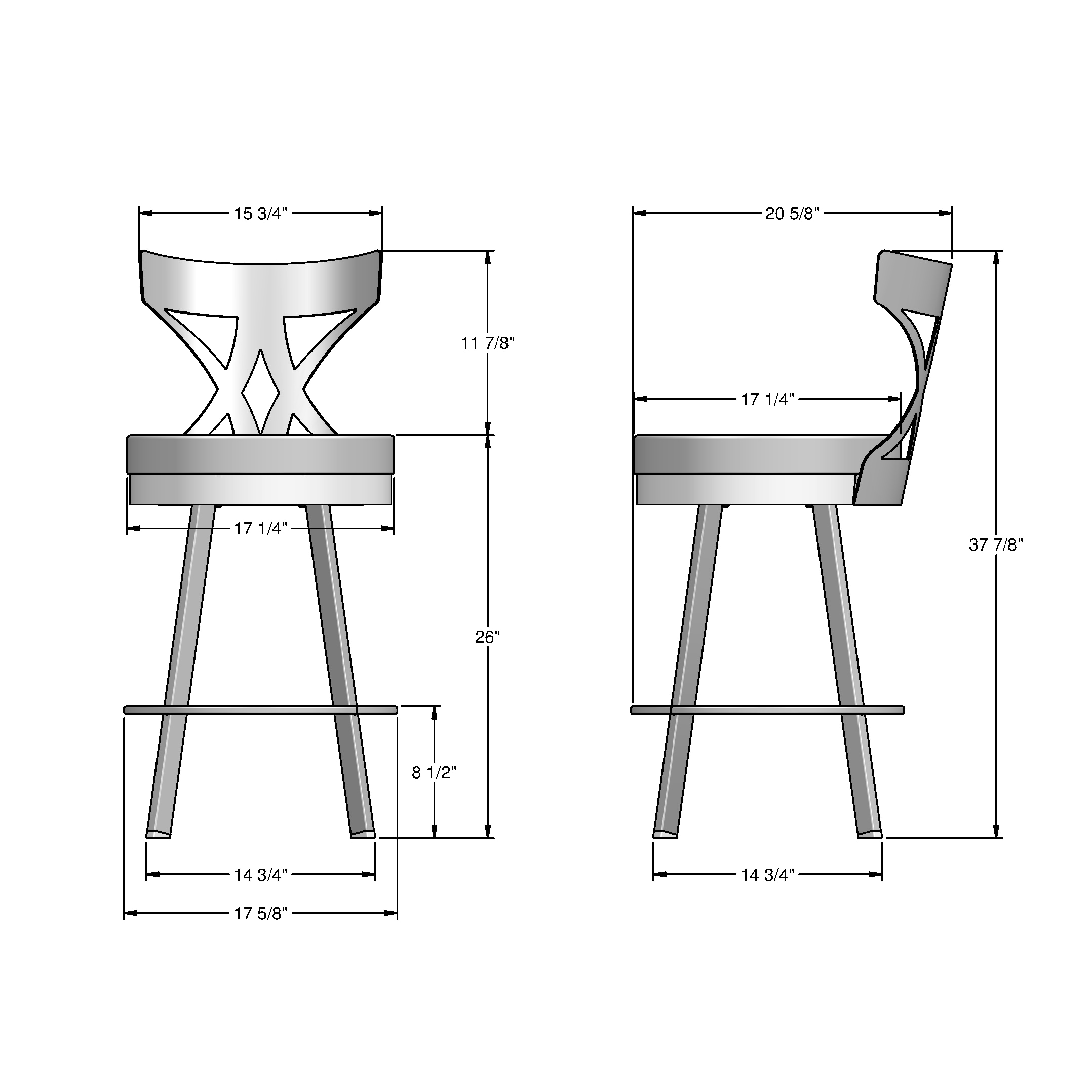 Amisco 41479-26WE/1B24DBF4 stools - View #7