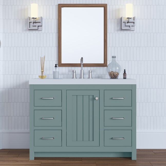 Single Sink Bathroom Vanity, 48 Double Sink Vanity Lowe S
