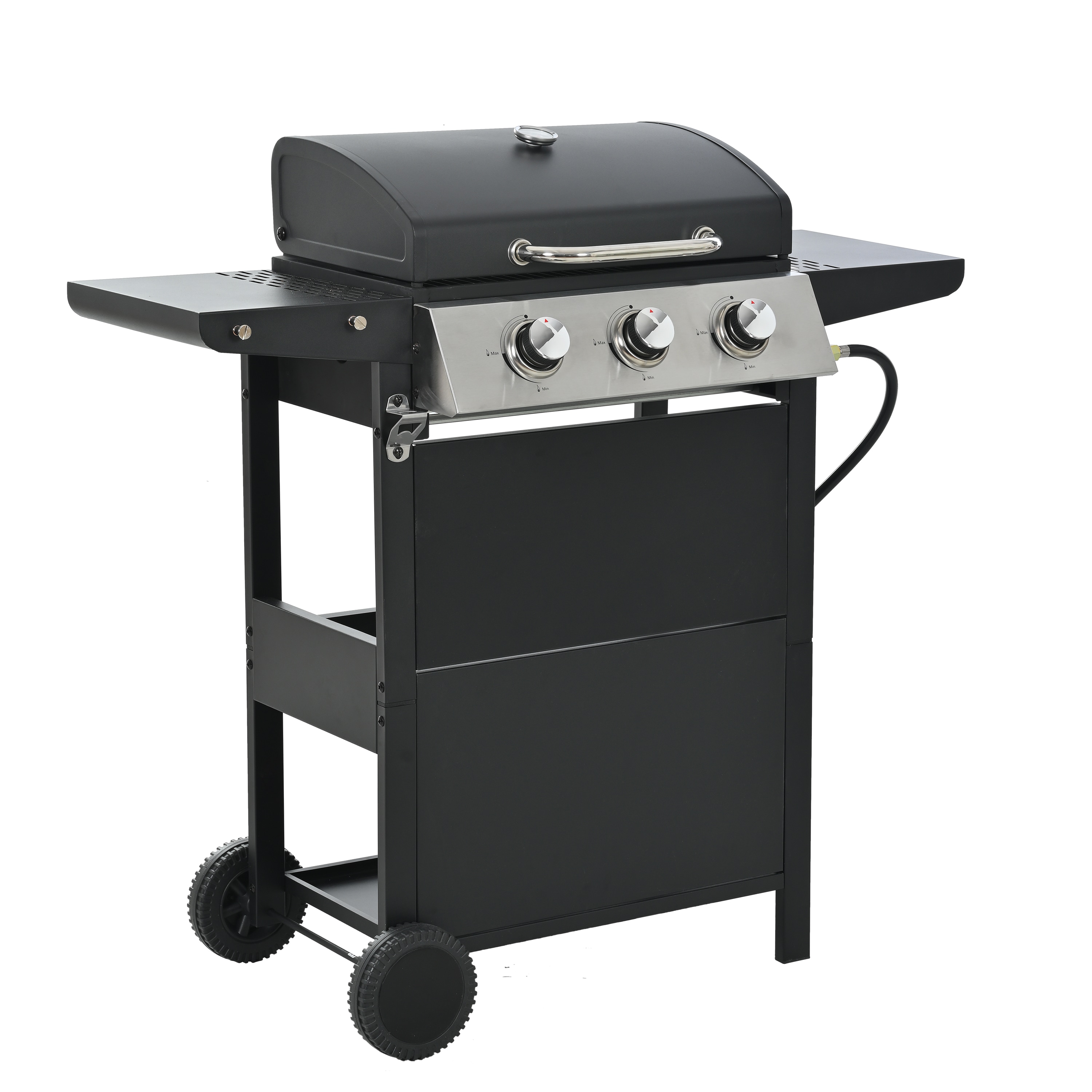 Bayfeve Propane Barbecue Grill Black Liquid Propane Gas Grill BFGH 7968 GL at Lowes