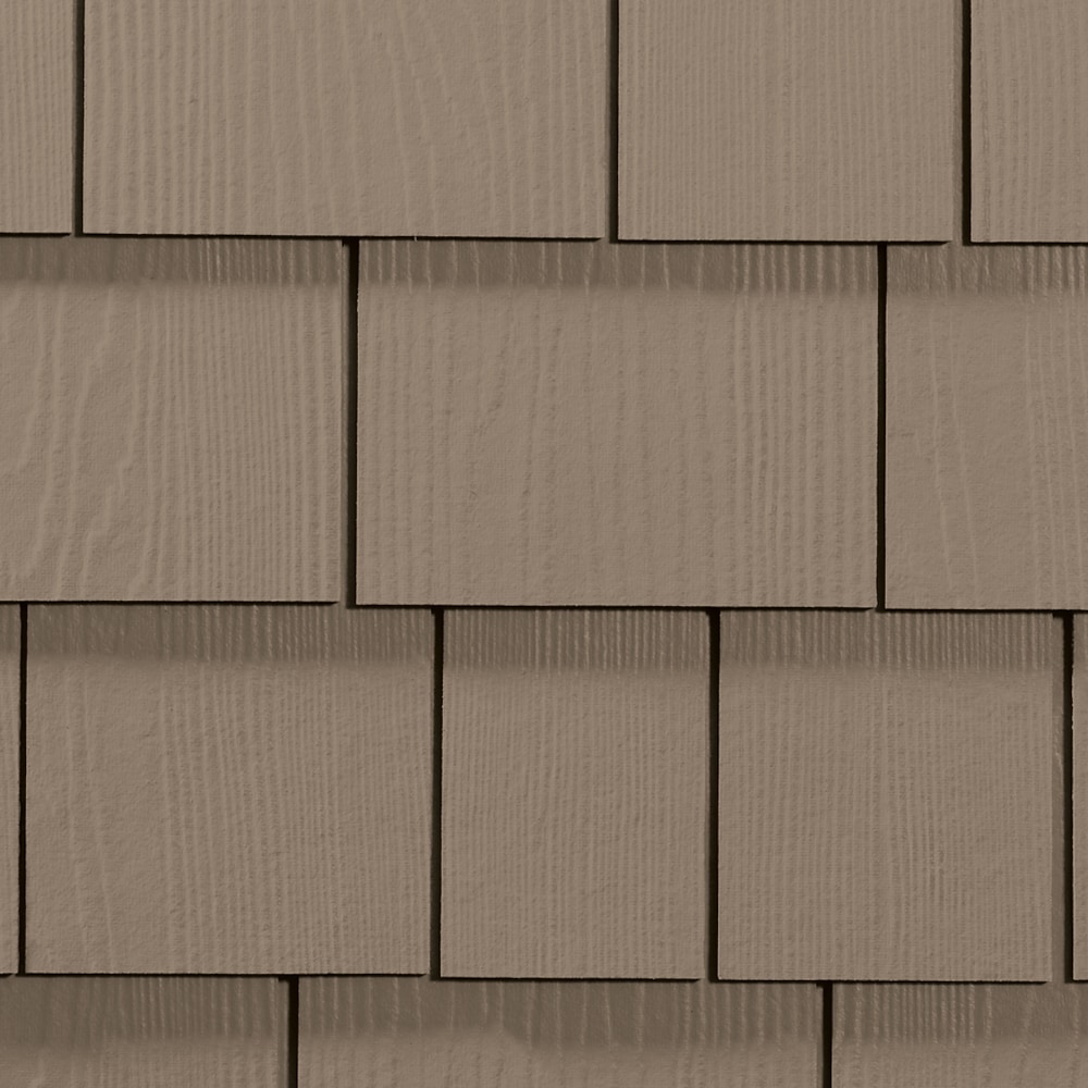 James Hardie Statement Collection Hz5 Fiber Cement Cedarmill Shingle Siding Panel Khaki Brown 14 6632