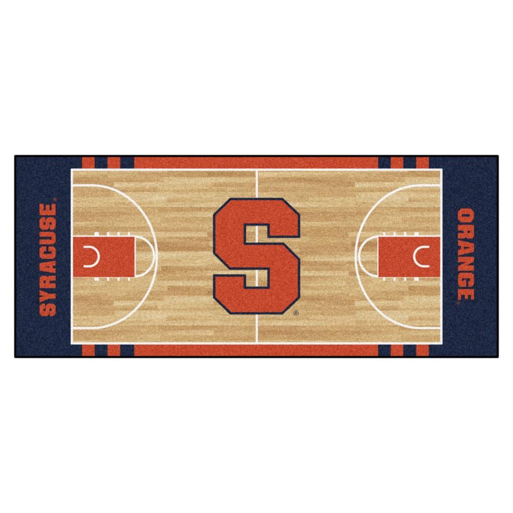FANMATS 8170 NCAA Court Runner 2 x 6 (ft) Tufted Nylon Orange Rectangular Indoor Runner rug