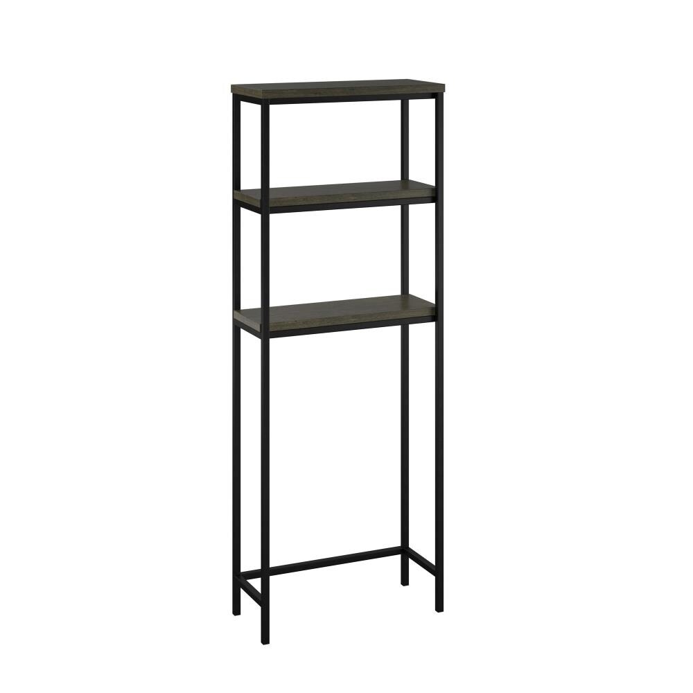 Organize It All Glacier Chrome 3-Tier Metal Freestanding Bathroom Shelf  (13.25-in x 33.75-in x 13.25-in) in the Bathroom Shelves department at