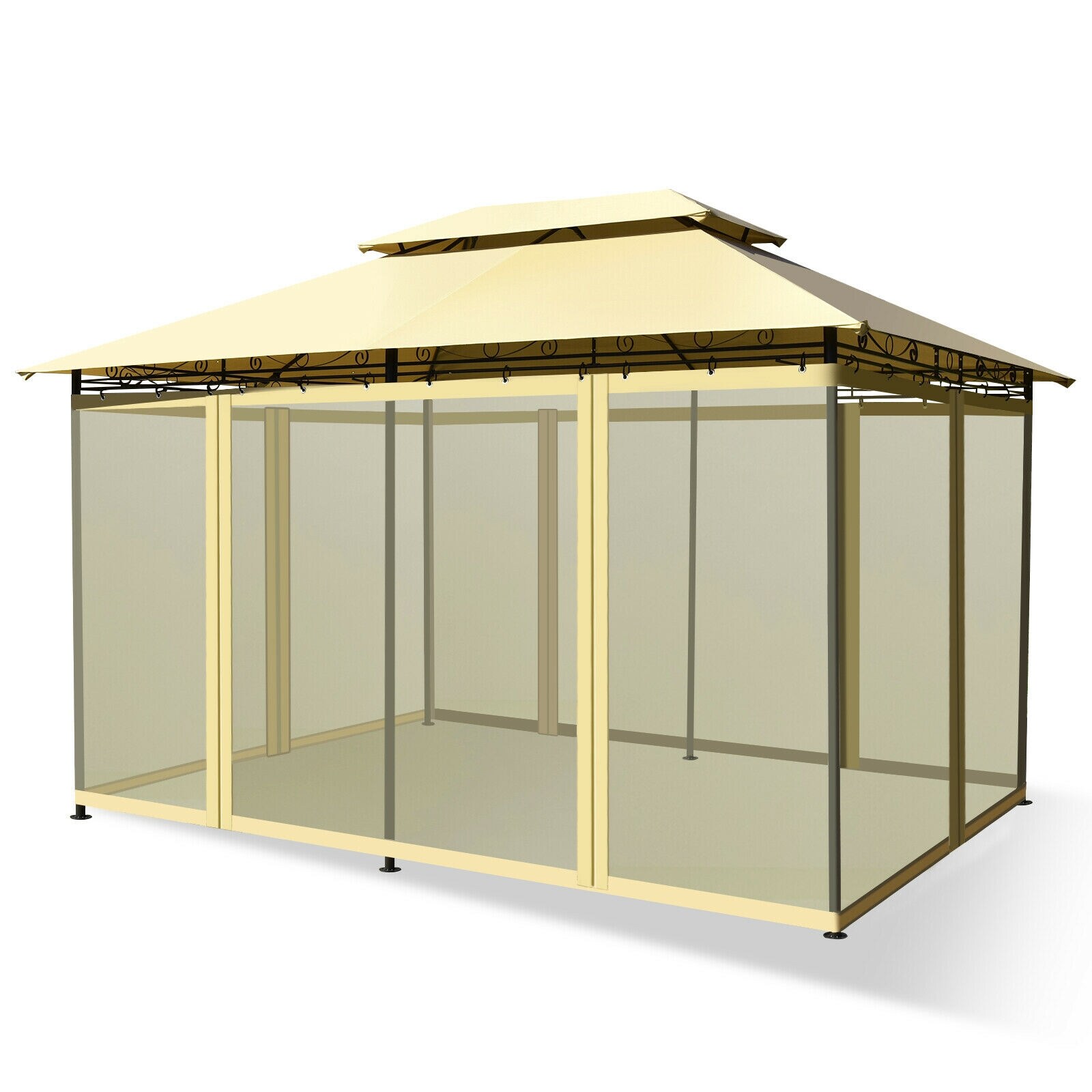 Forclover HYFAS35BE Wood-Resin-Gazebos - View #10
