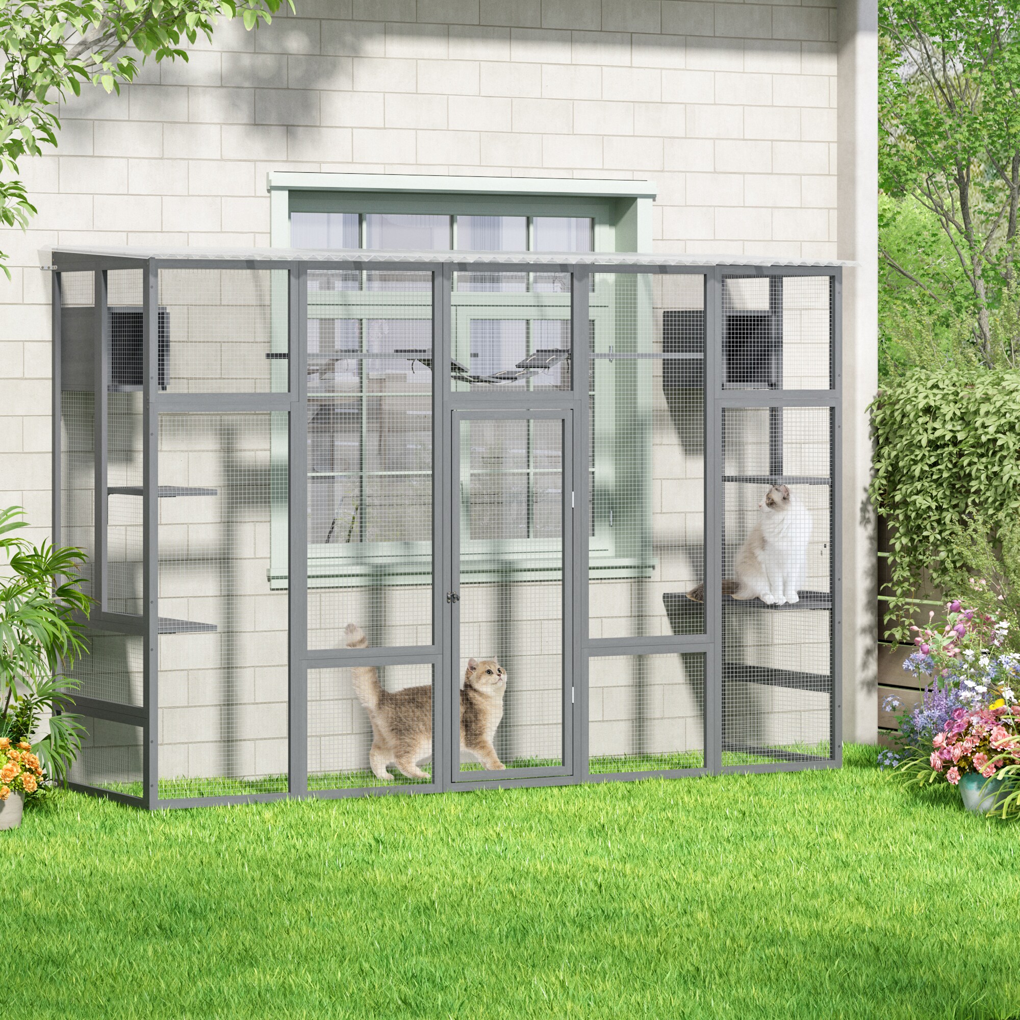 猫W Coziwow Wood Indoor/Outdoor Any Cat House CW12X0628-L02 at Lowes.com