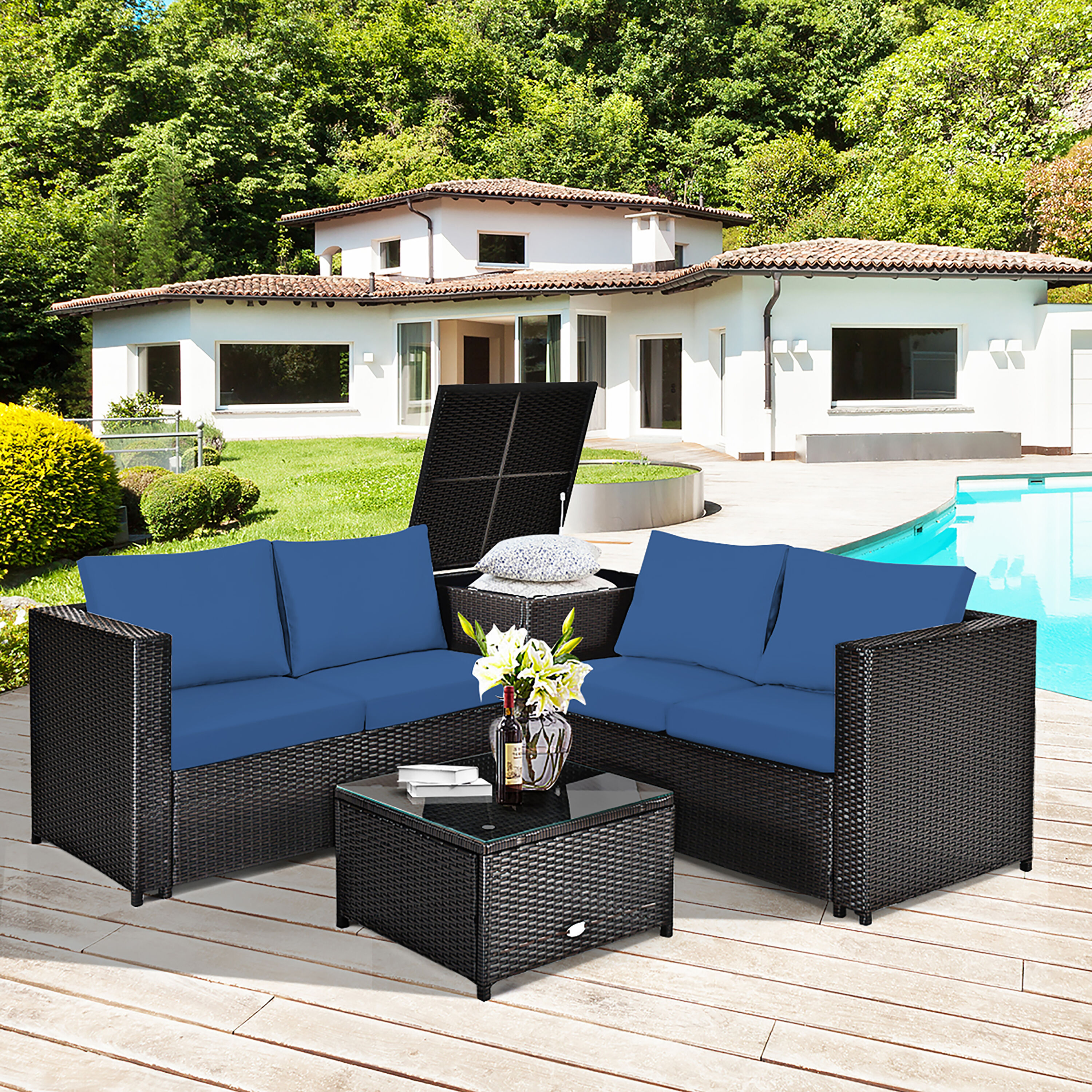 Costway HW66714NY+ Patio-Conversation-Sets - View #10