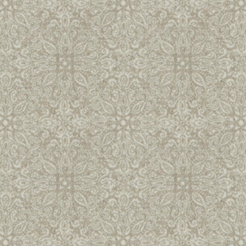 Joy Carpets 2091W-02-26 Home Office Chantilly Taupe Off-white 26-oz sq yard Nylon Pattern Indoor Carpet