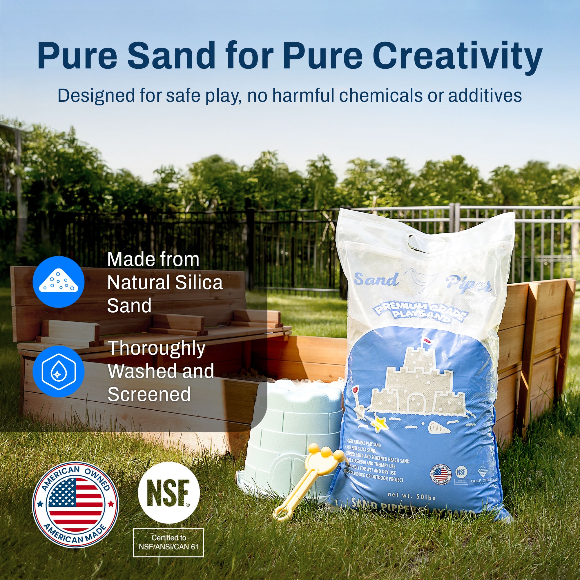 Sandpiper 4 X 50LBPLAYSAND Play-Toys - View #3