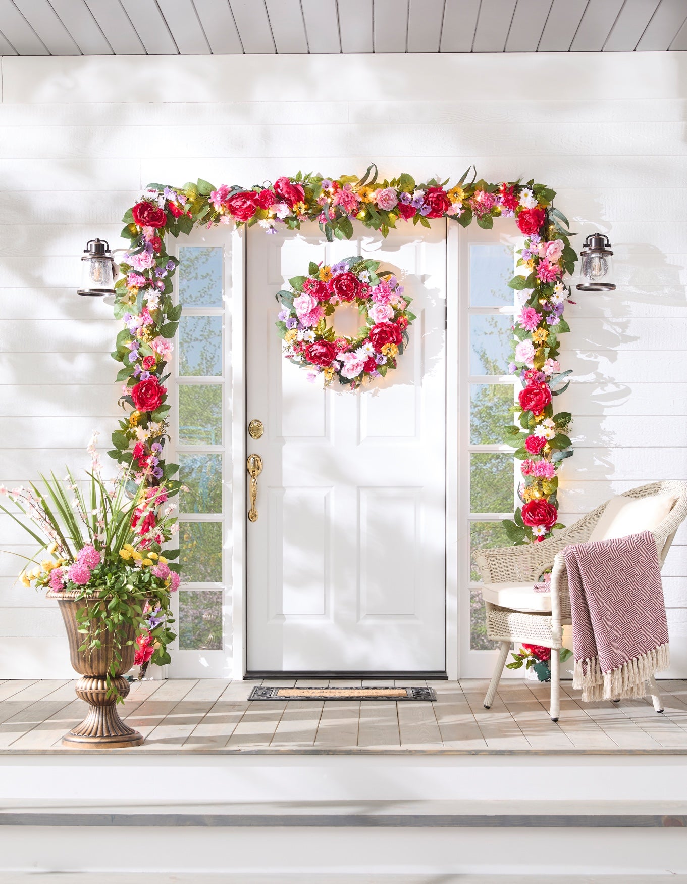 BrylaneHome 198752613972 Artificial-Thanksgiving-Wreaths - View #5
