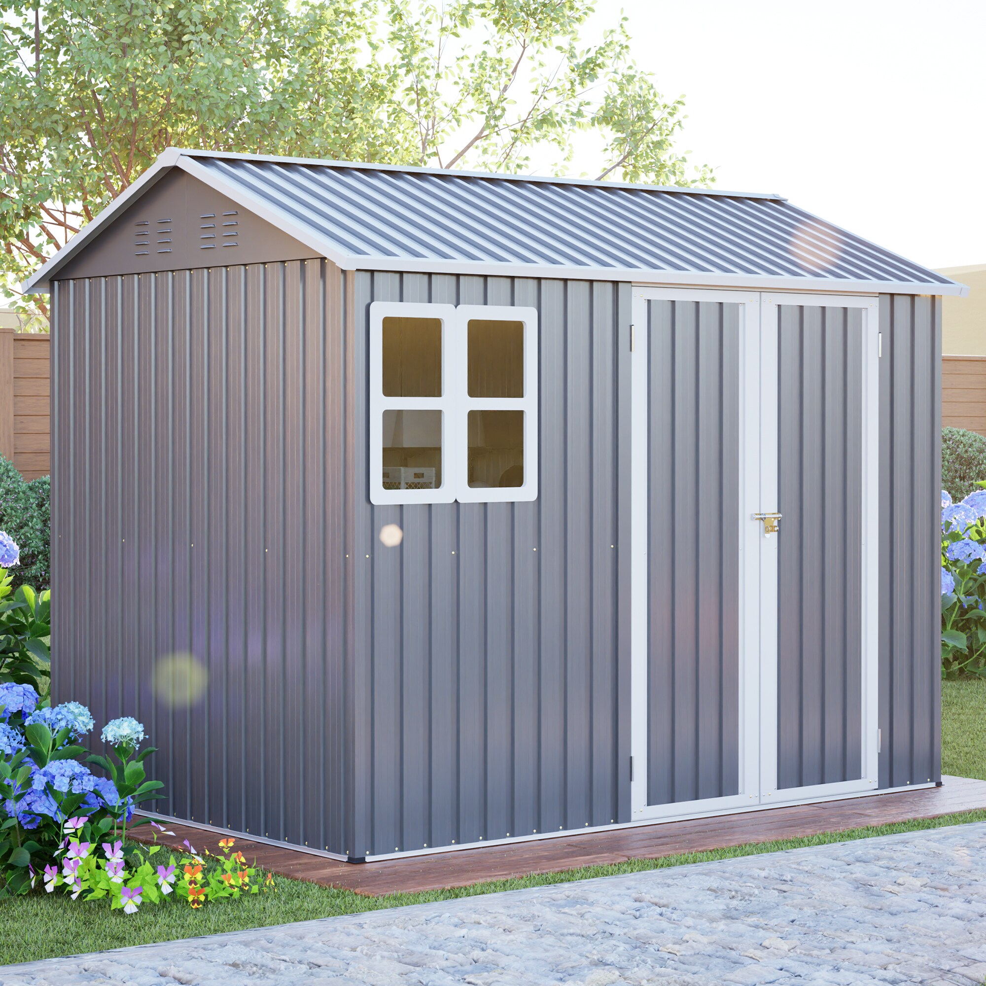 Poinic CURDS-S00034-1350 Metal-Storage-Buildings-Sheds - View #9