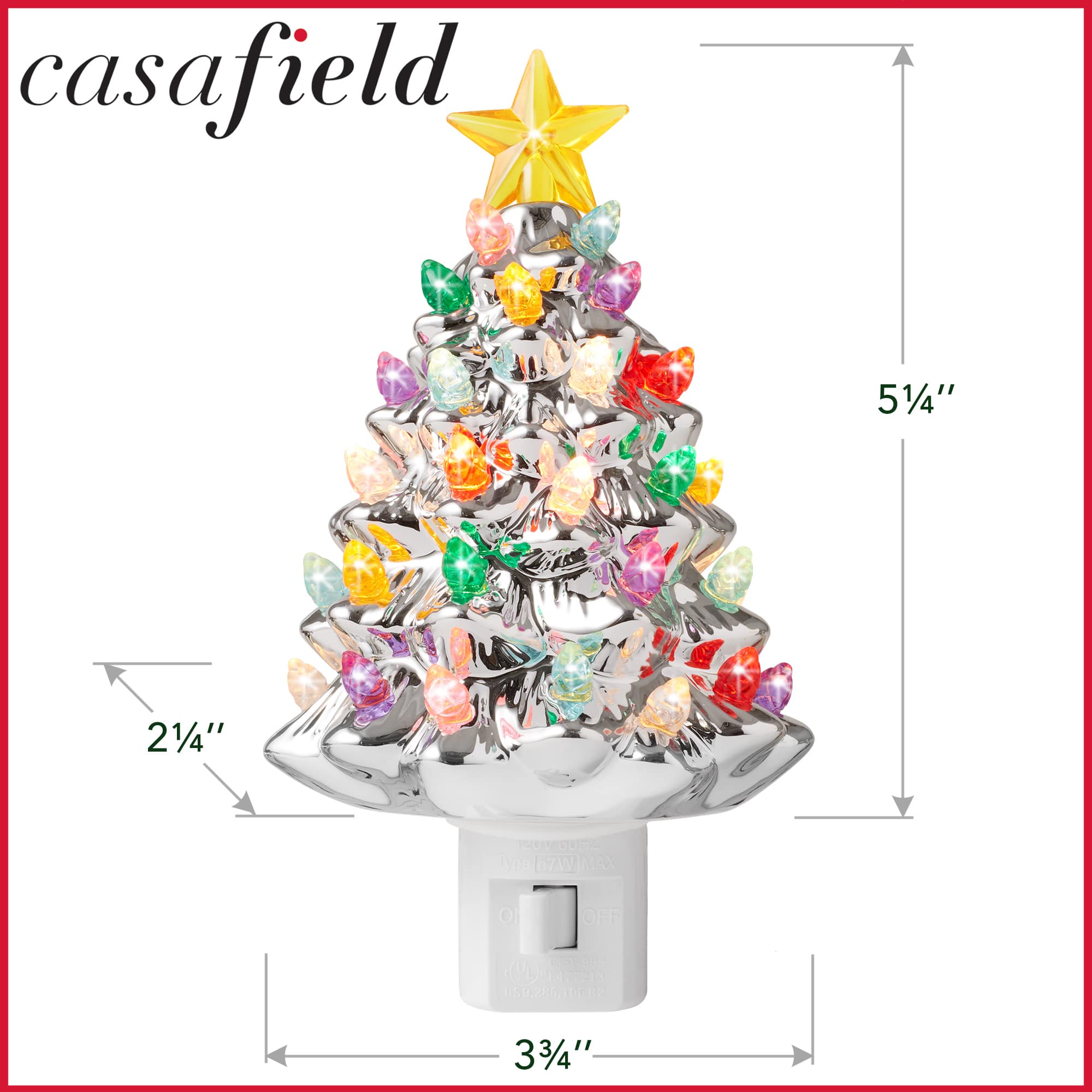 Casafield SZN-NL-822-SLV Night-Lights - View #7