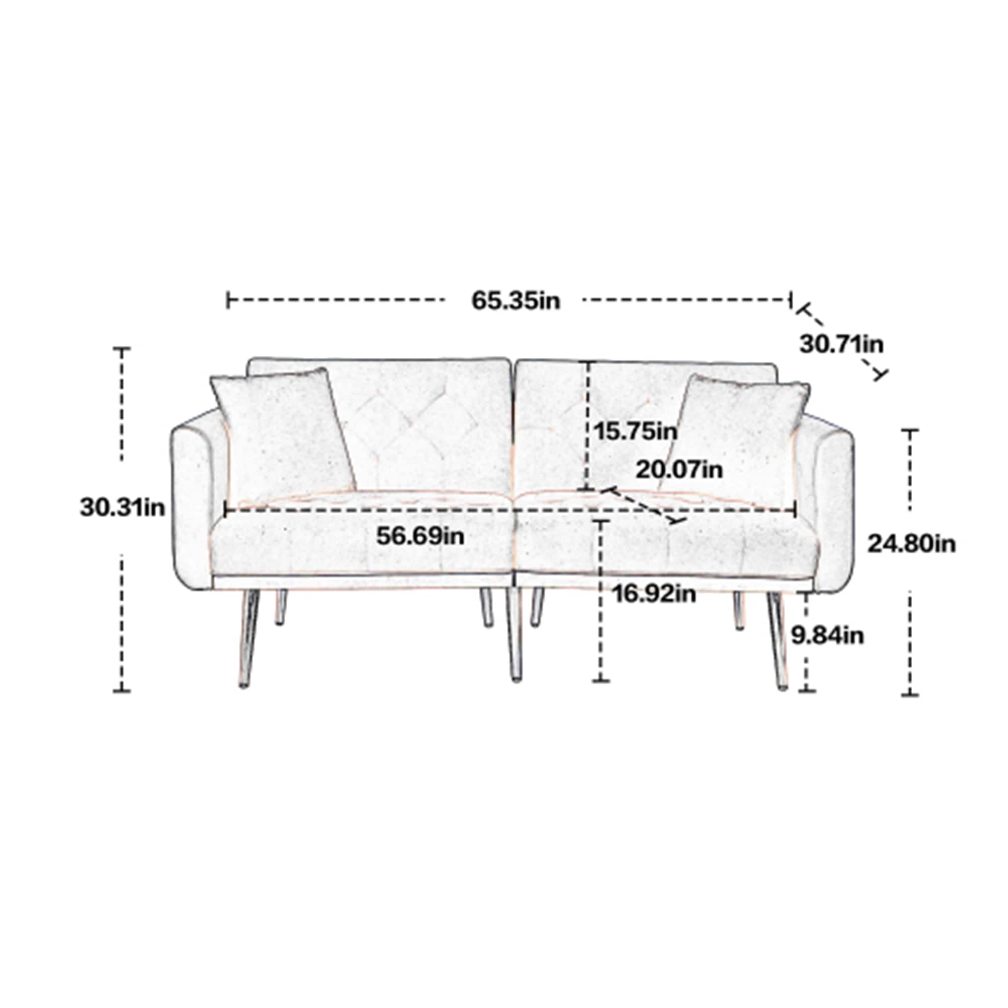 Bybafun YD2700099 futons - View #4