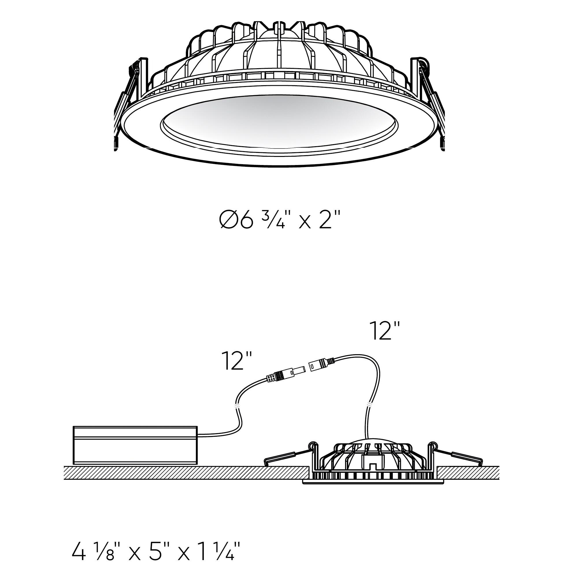 DALS Lighting IND6-DW-WH Led-Retrofit-Downlight - View #3