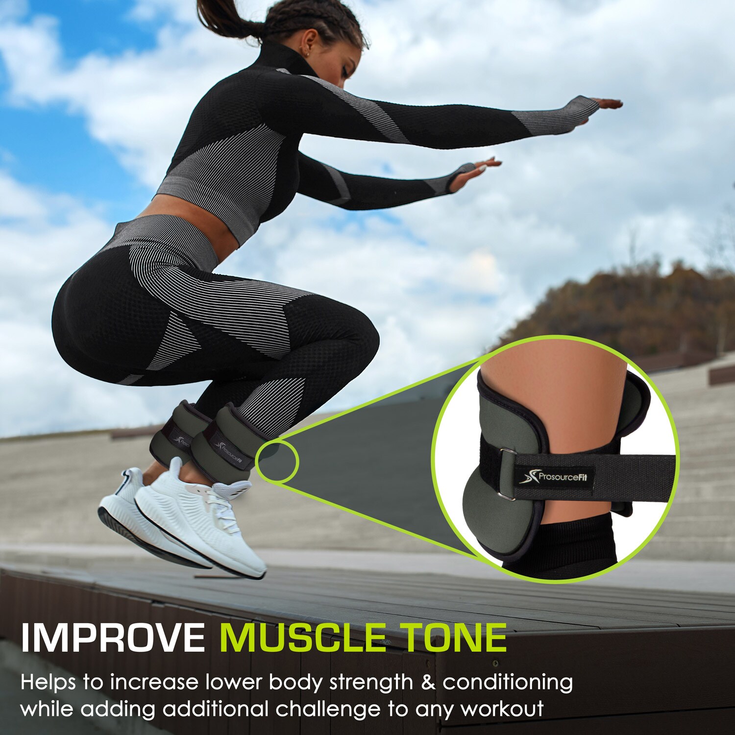ProsourceFit PS-1232-AW-GREY Weight-Training-Accessories - View #4