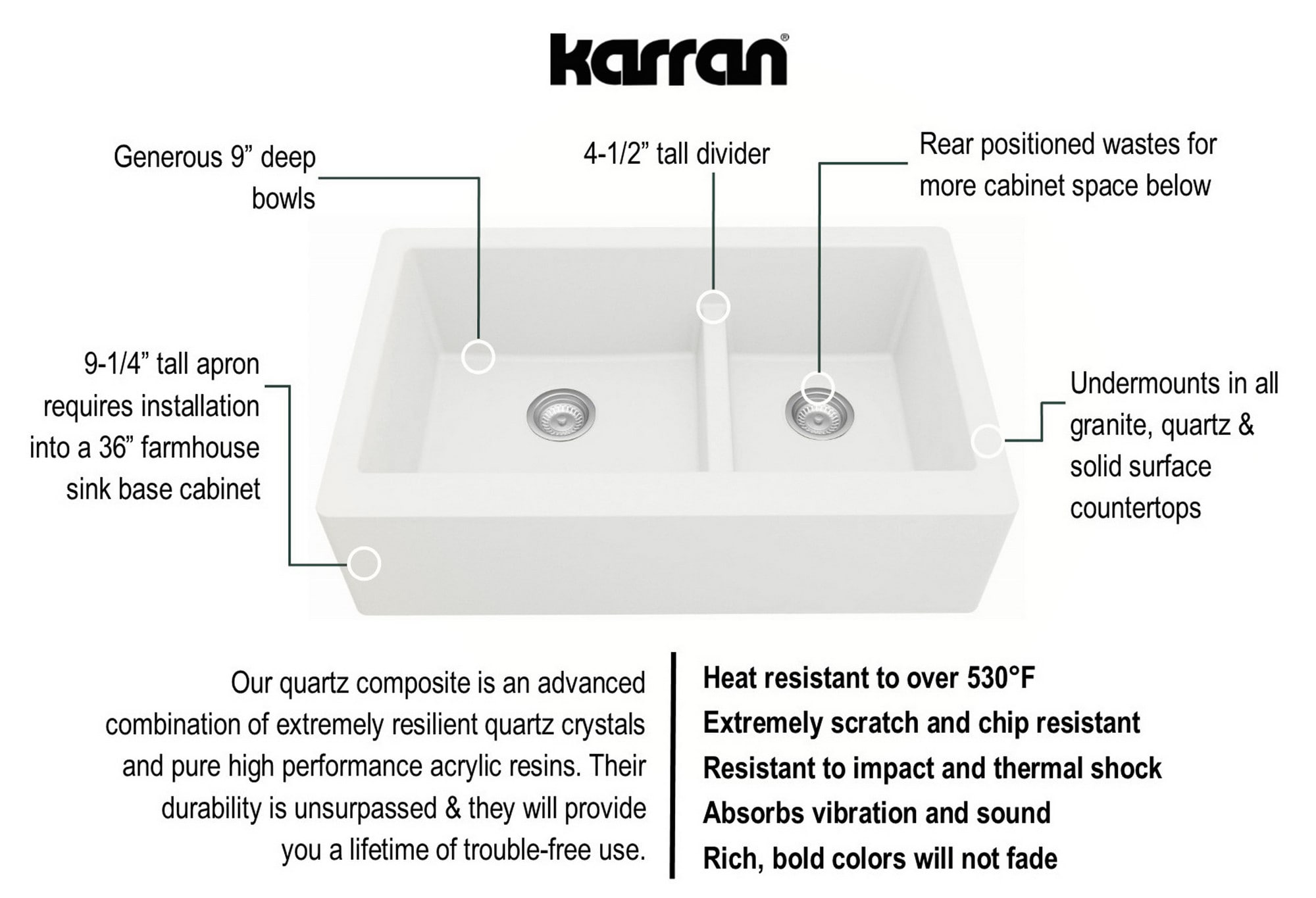 Karran QA-760-WH Kitchen-Sinks - View #4