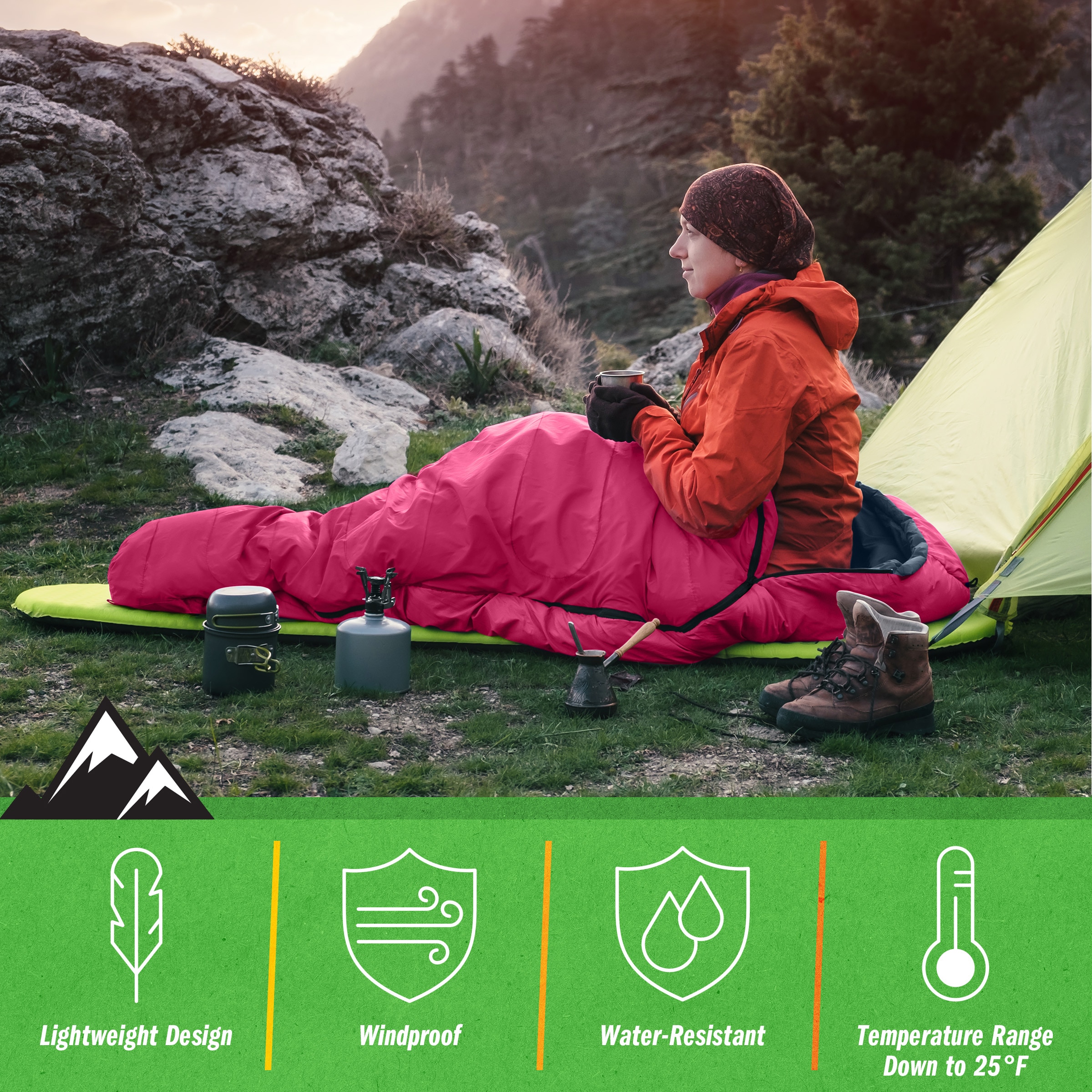 Wakeman 75-CMP1165 Sleeping-Bags - View #3