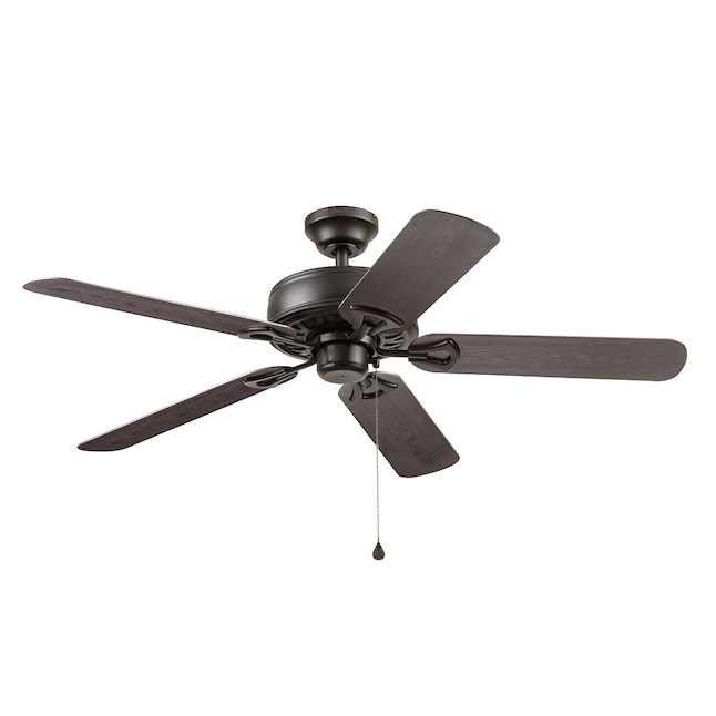 Harbor Breeze Calera 52 In Bronze Indoor Outdoor Ceiling Fan 5 Blade The Fans Department At Lowes Com