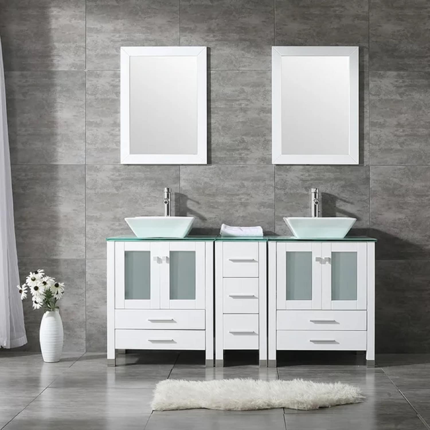WONLINE 2XBR4197+4184+2X4360 Bath-Vanity-Combo - View #7