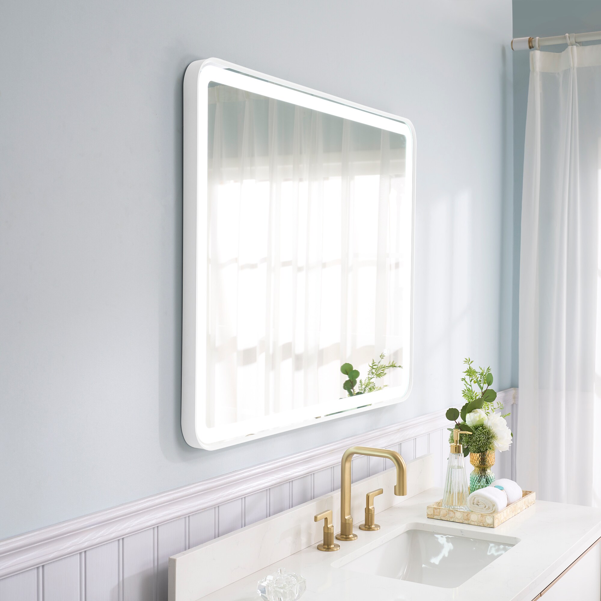 WELLFOR W9FM4032WT Framed-Bath-Mirrors - View #17