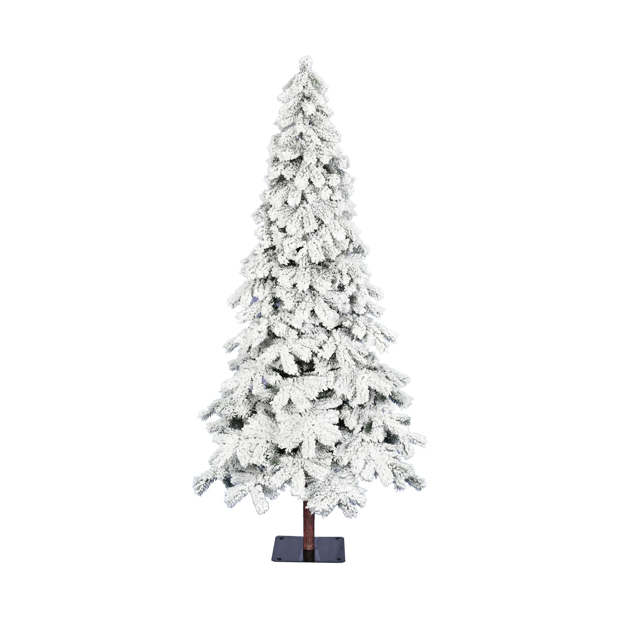 Vickerman A806270 7-Feet Flocked White Artificial Christmas Tree