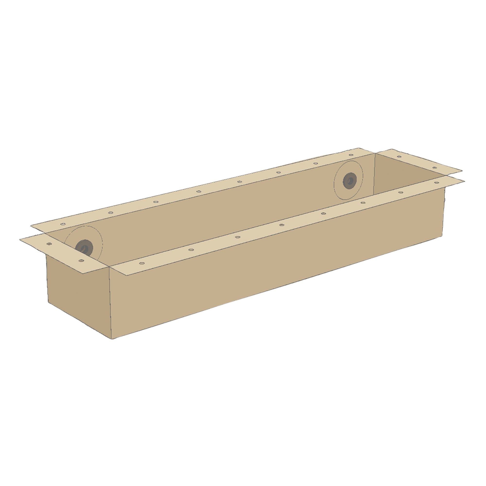 Atlantic 8-ft L x 2-ft W Tan PVC Fish Pond Liner ( 160.01-Gallon ) #73844