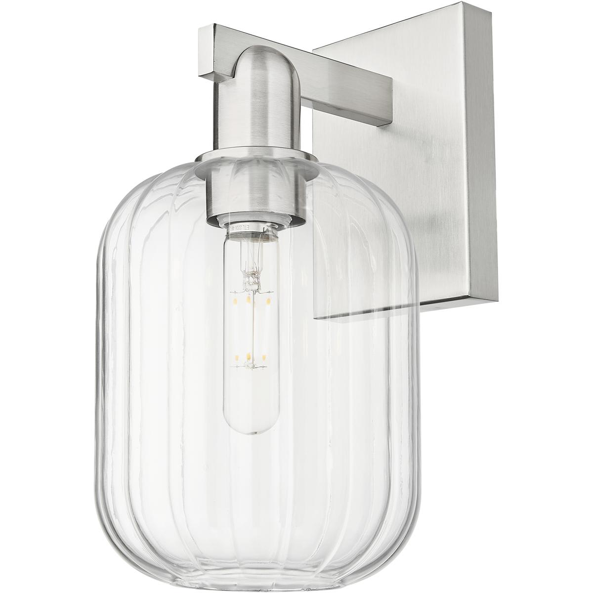 Innovations Lighting - 716-1W-SN-G460-7CL Preston Wall Sconce Brushed Satin Nickel