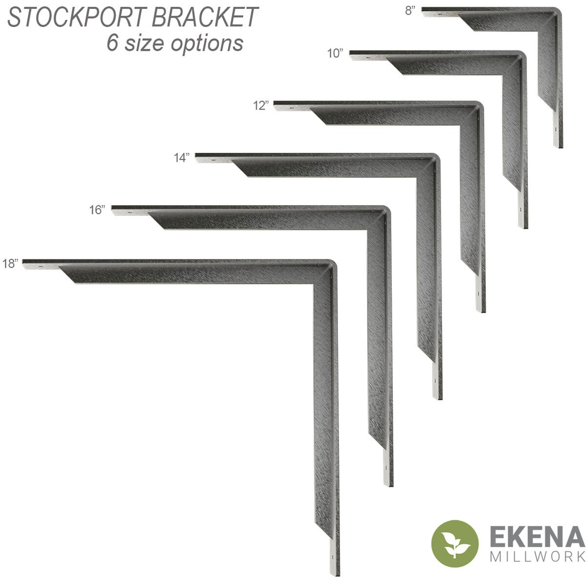 Ekena Millwork BKTM02X10X10STAPW Mending-Plates-Brackets-Braces - View #12