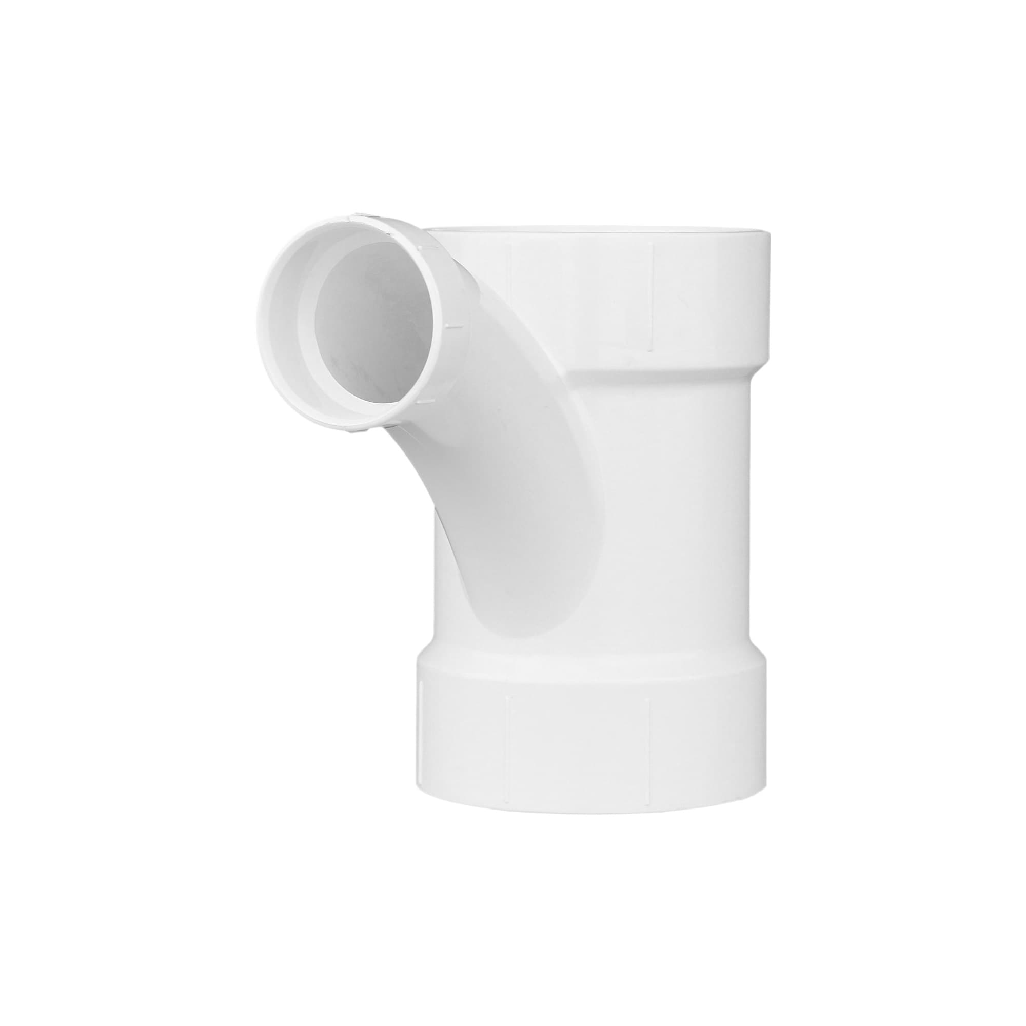Charlotte Pipe 4-in x 4-in x 2-in PVC DWV Reducing Combo Wye