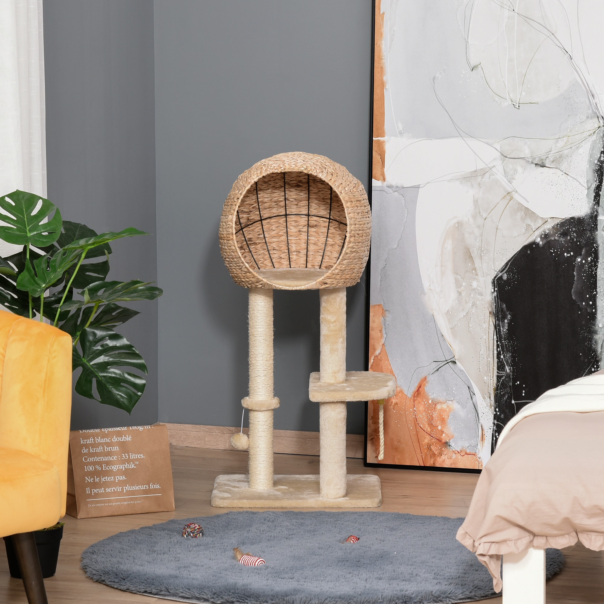 PawHut D30-371V80 Cat-Trees - View #2