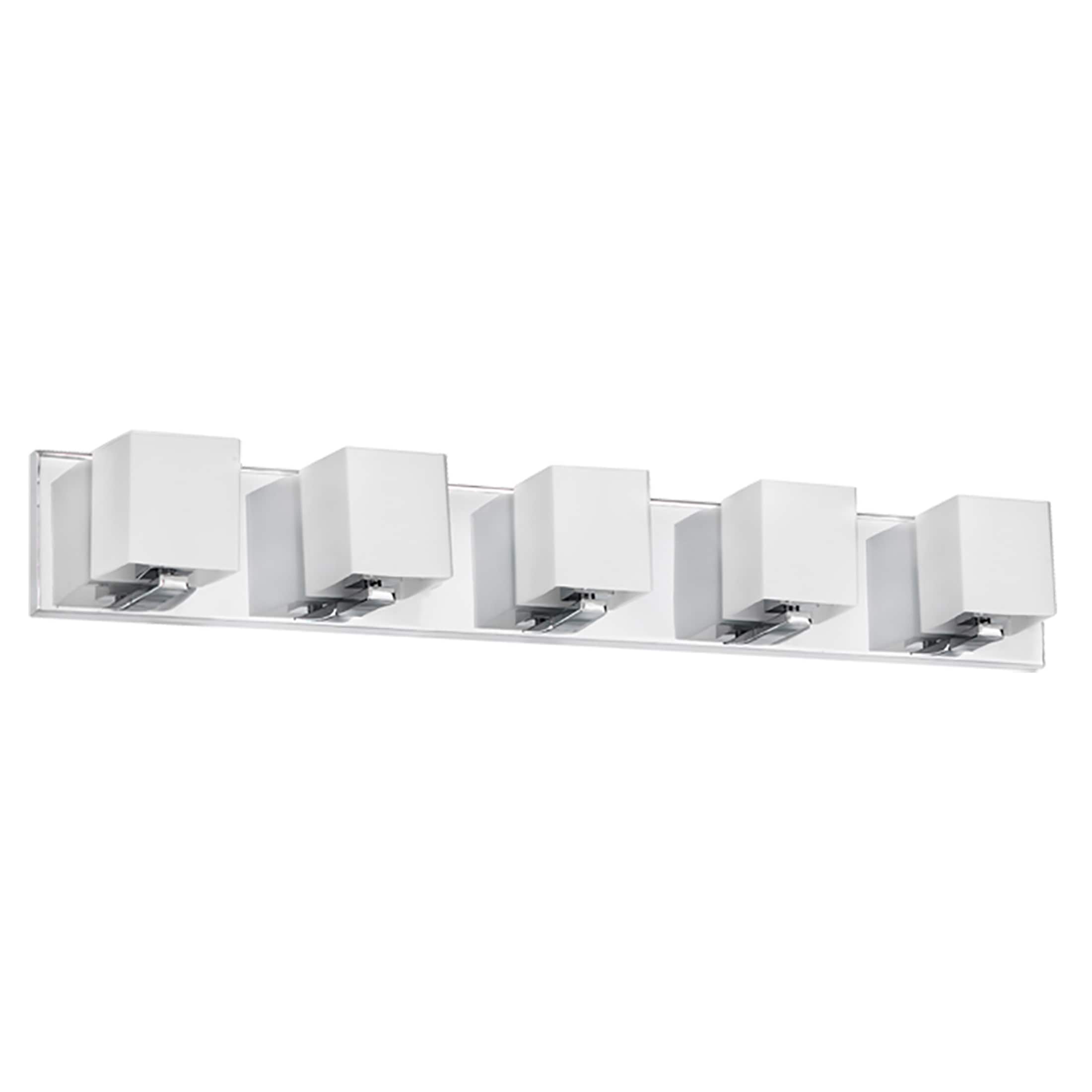 Dainolite V1230-5W-PC Verona 29.5-in 5 -Light Polished Chrome Modern/contemporary Vanity light