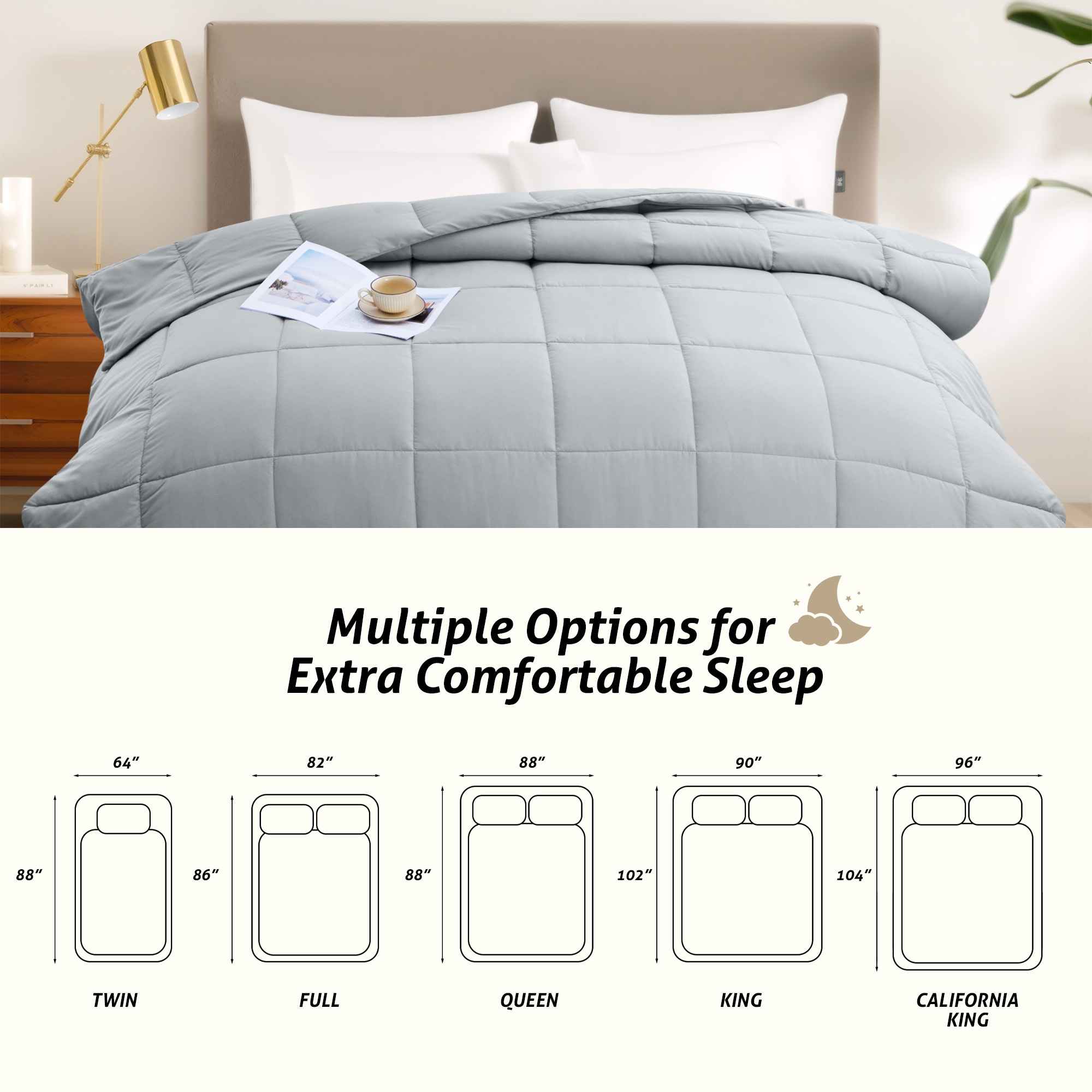 VOUA SAF-165FGHXB-GYT Comforters-And-Bedspreads - View #9