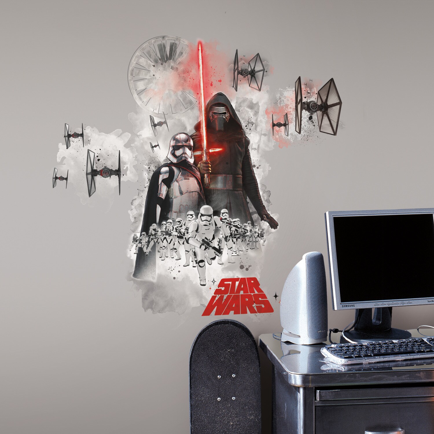 Star Wars Villains Burst Peel & Stick Giant Wall Decal