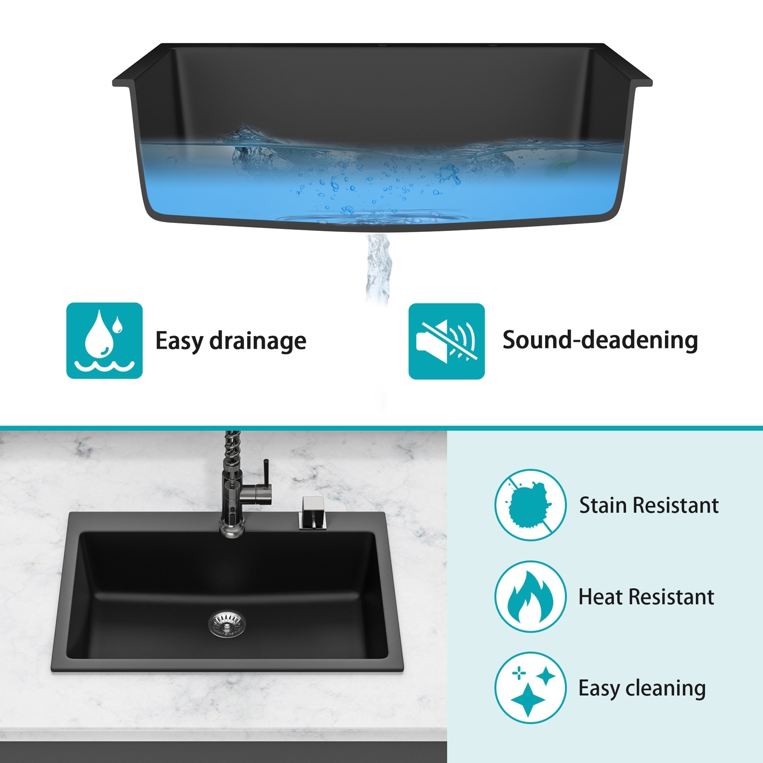 SunJet 3SAHG8NVITIZ Kitchen-Sinks - View #7