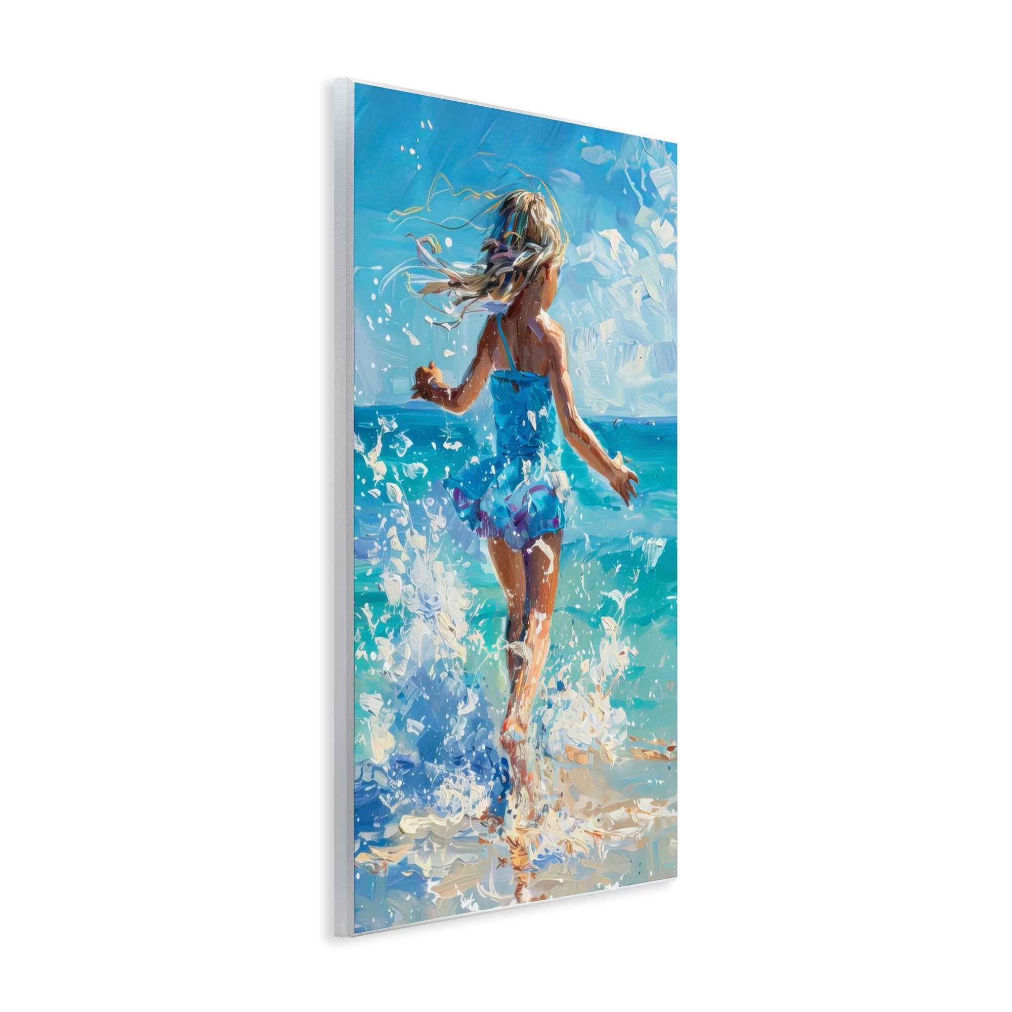 正規激安 Splashing Girl Industries Stupell on Plaque Wall Shore ジャケット・アウター