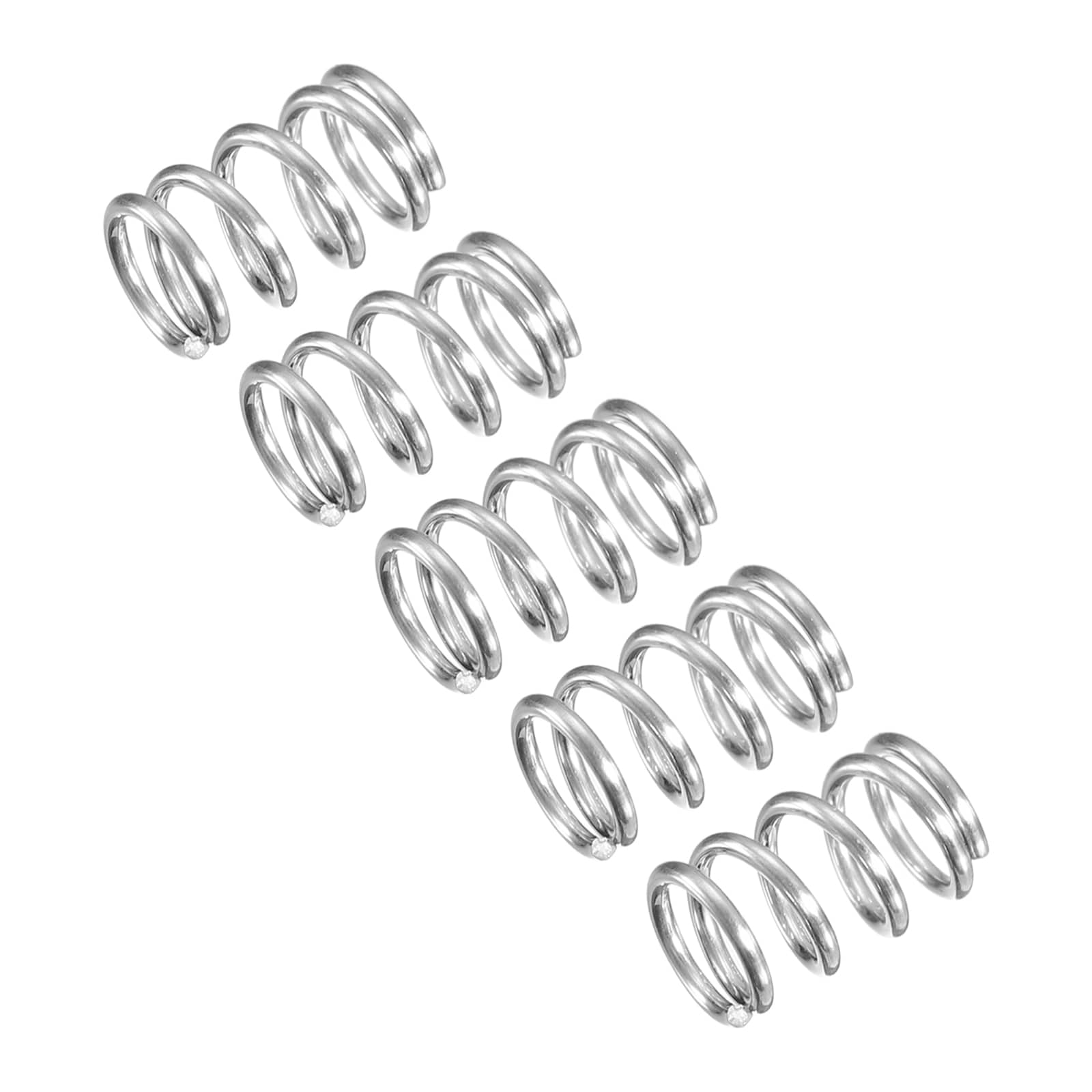 Unique Bargains Compression Spring 5pcs 304 Stainless Steel 6mm OD 0 ...