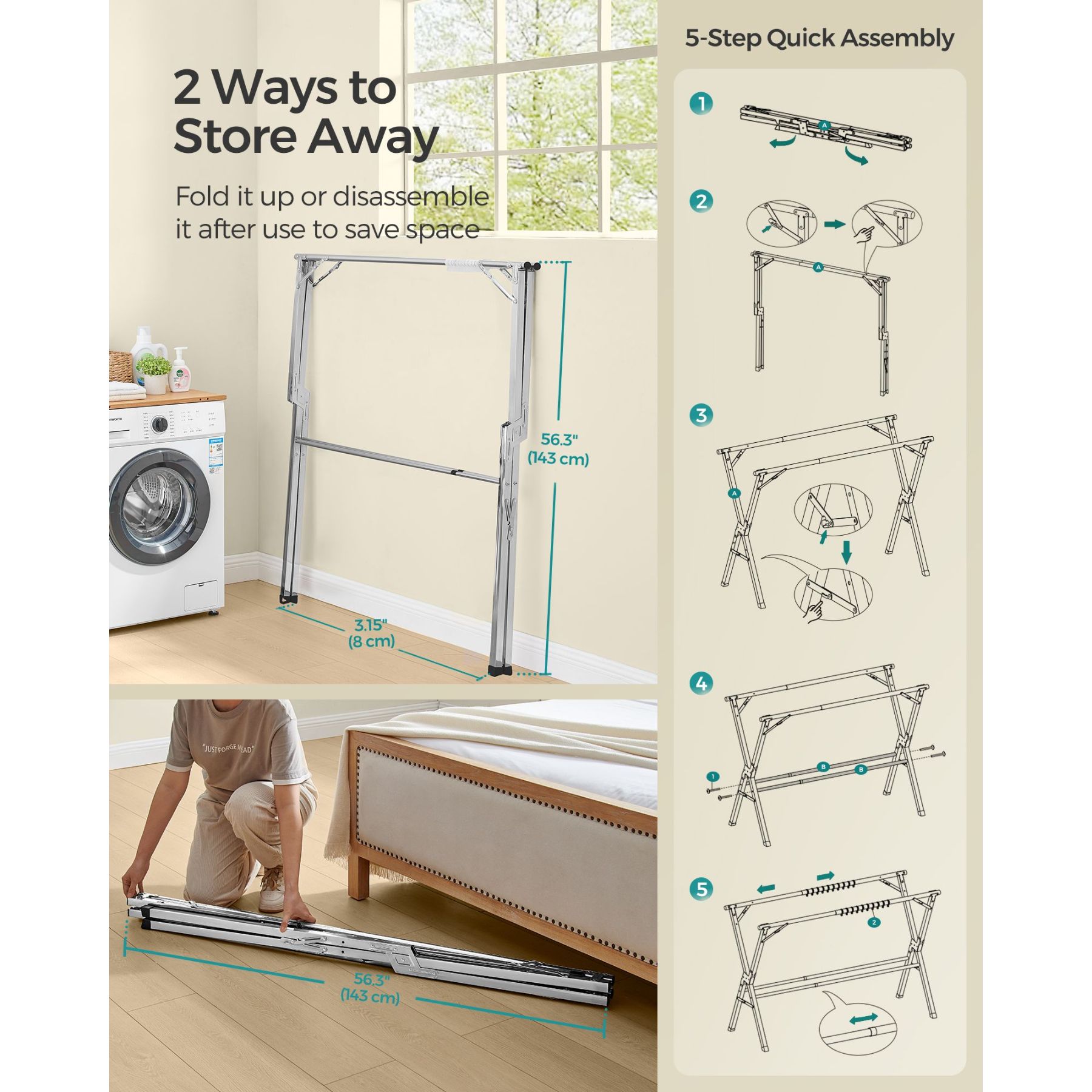 Slickblue D-SM-10E209RLLU Garment-Racks - View #5