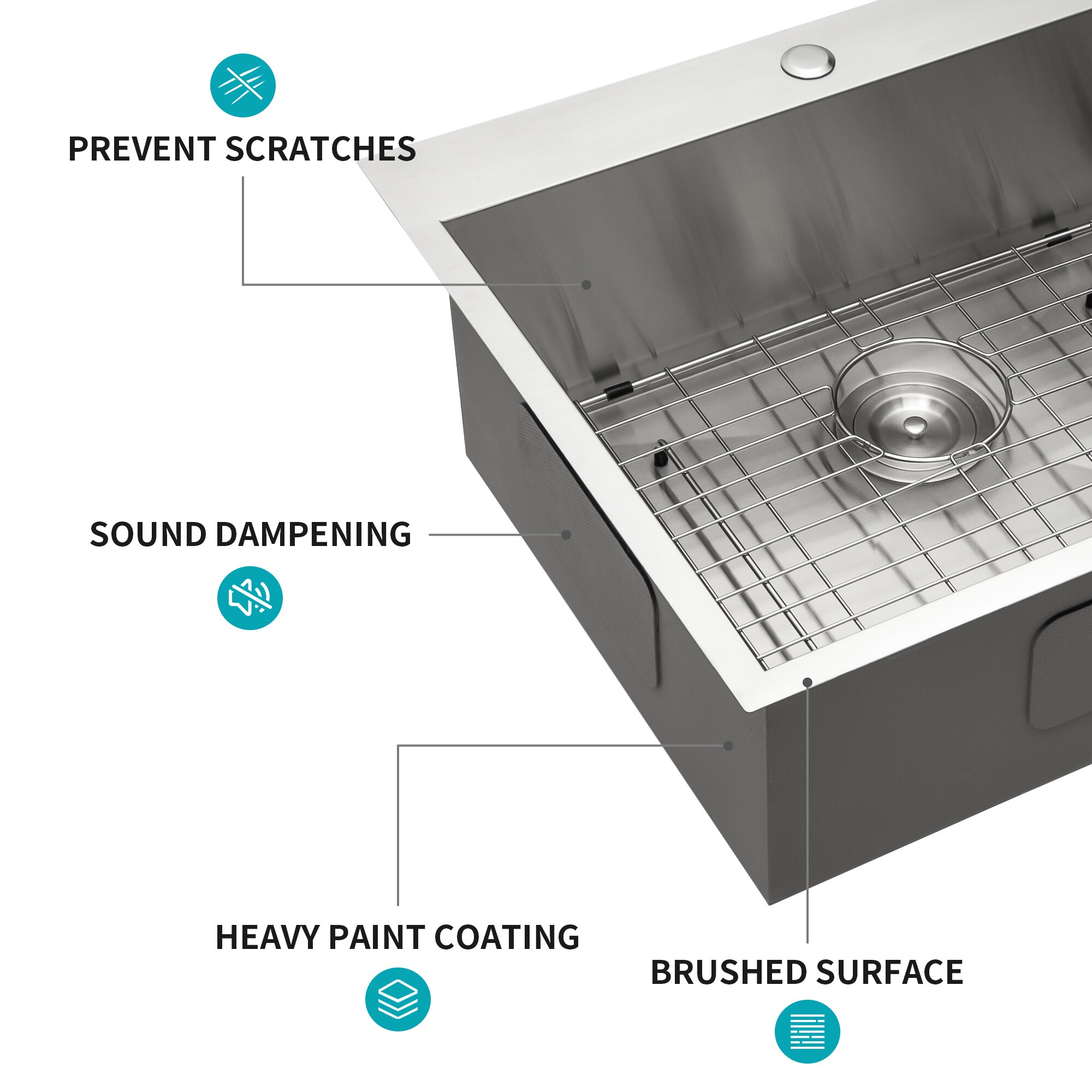 LIVIZA TLY-SS131230 Kitchen-Sinks - View #3
