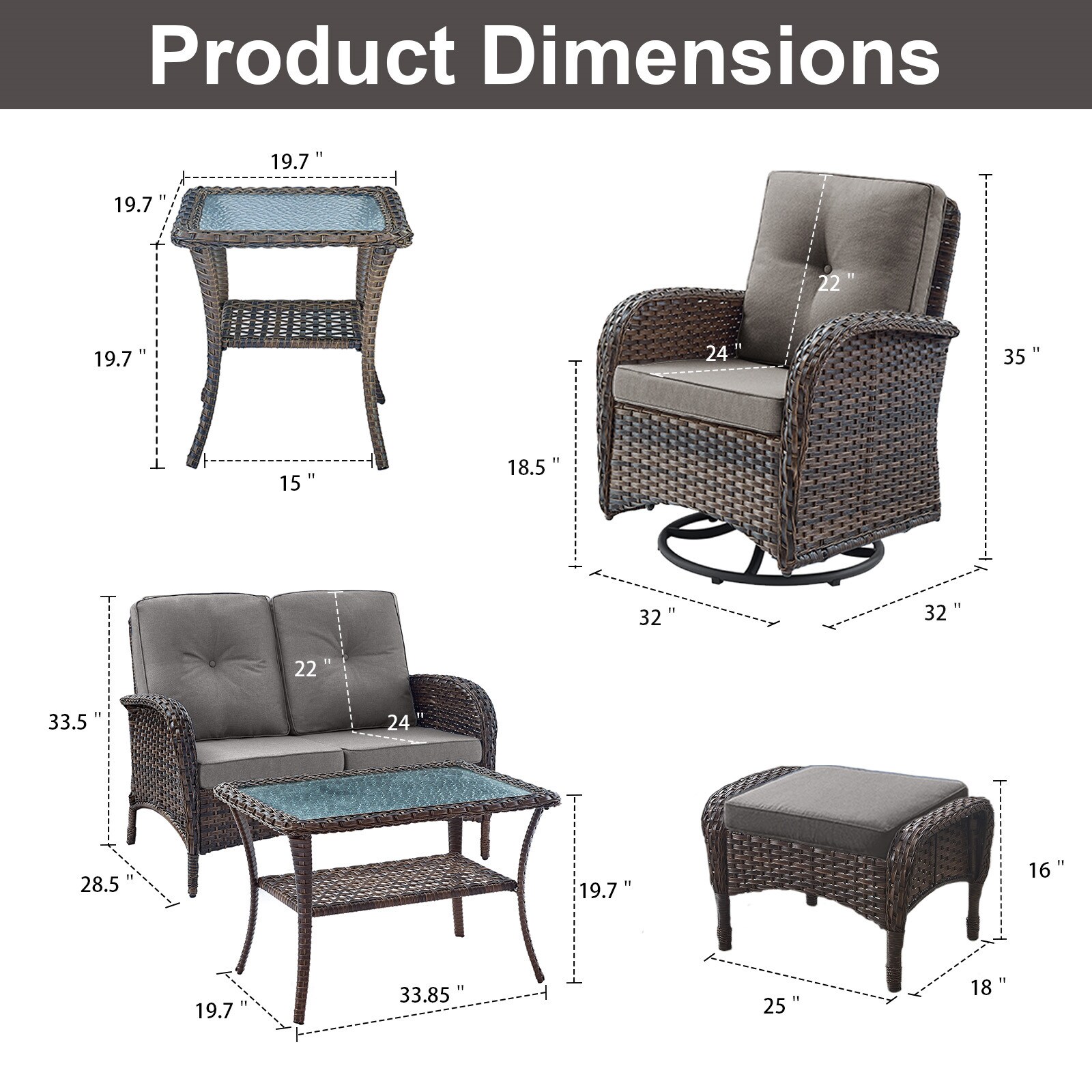 Rilyson FS088116085-3 Patio-Conversation-Sets - View #12