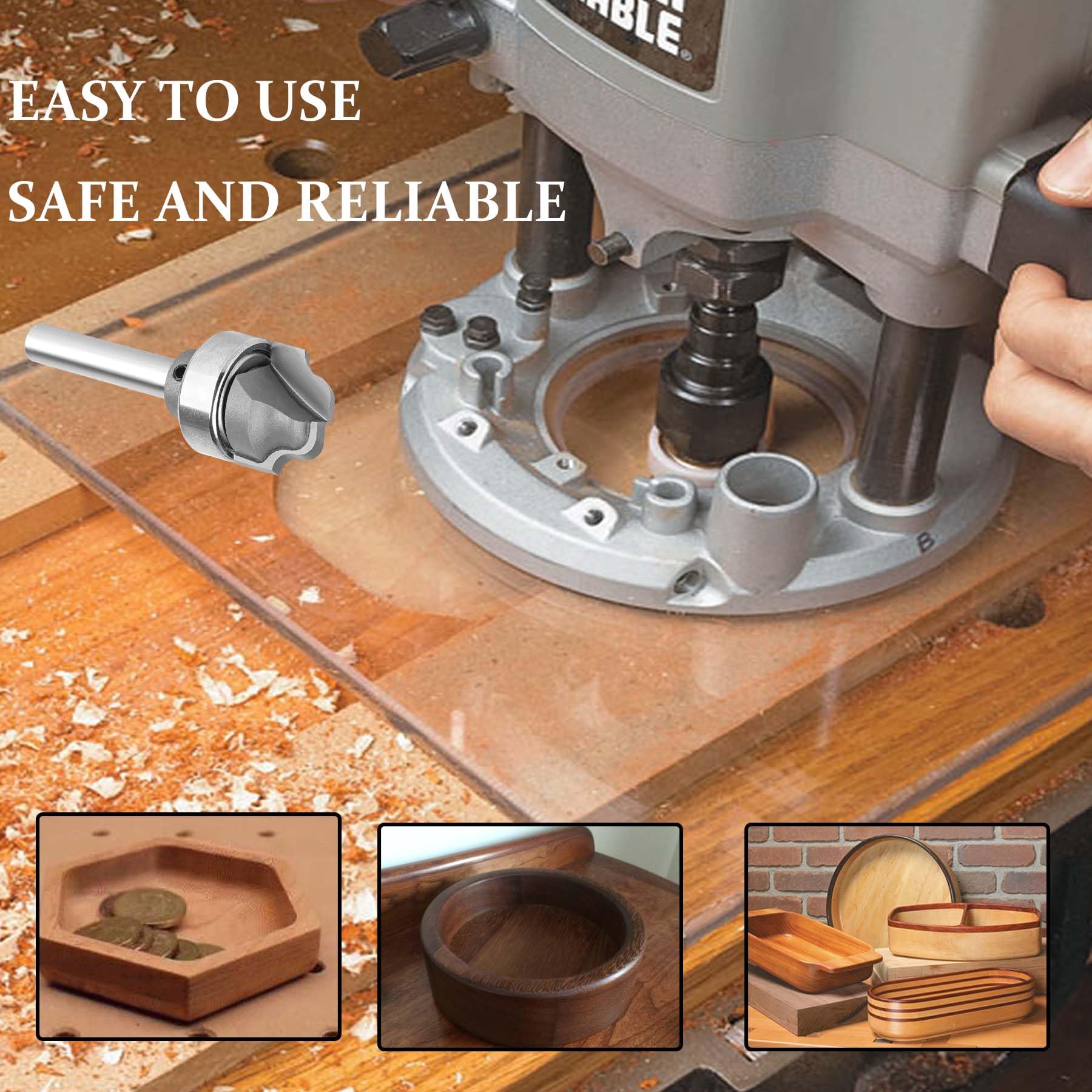 SenQWFa LDC0814Q165 Edge-Forming-Router-Bits - View #6