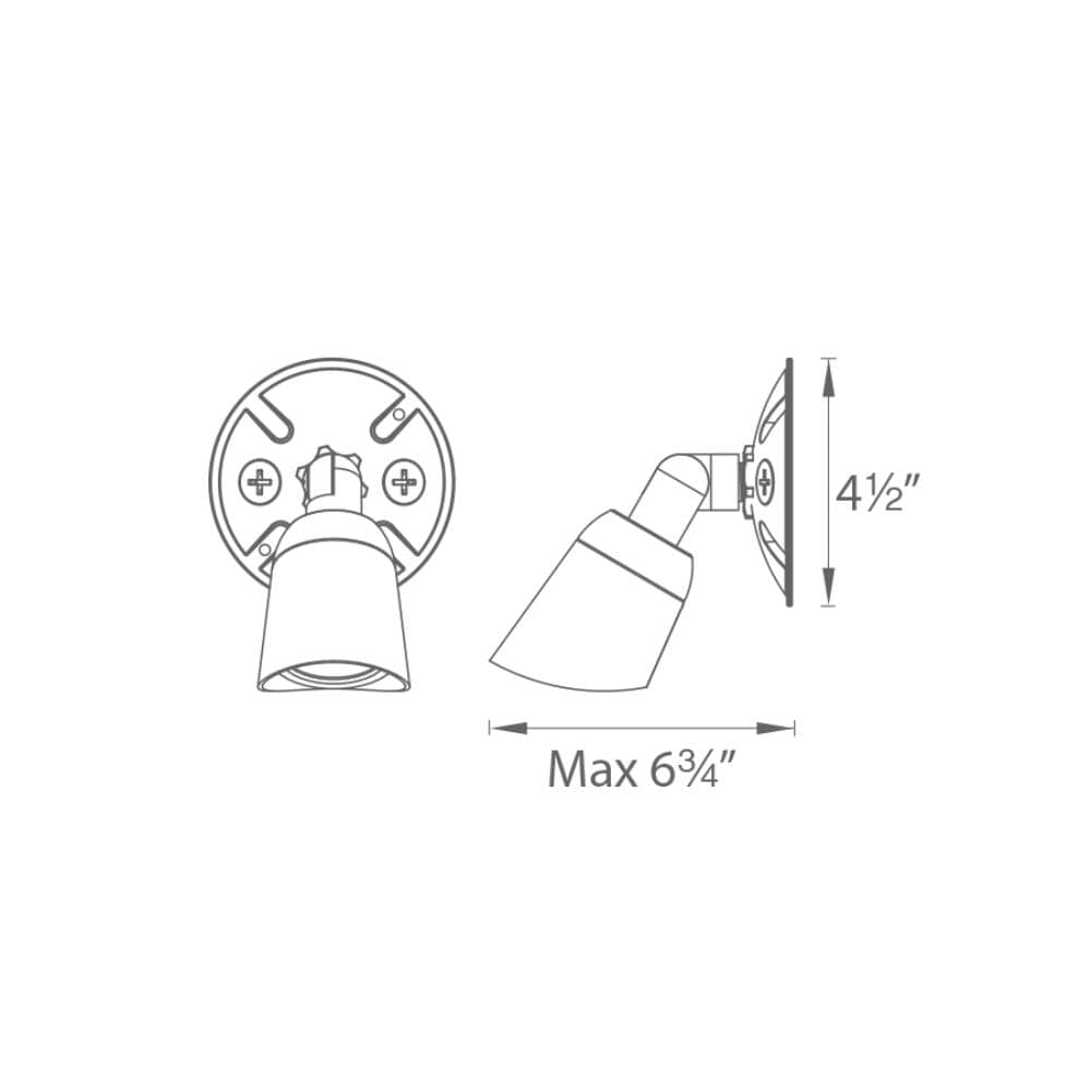 WAC Lighting WP-LED415-50-AGH Wall-Pack-Lights - View #4