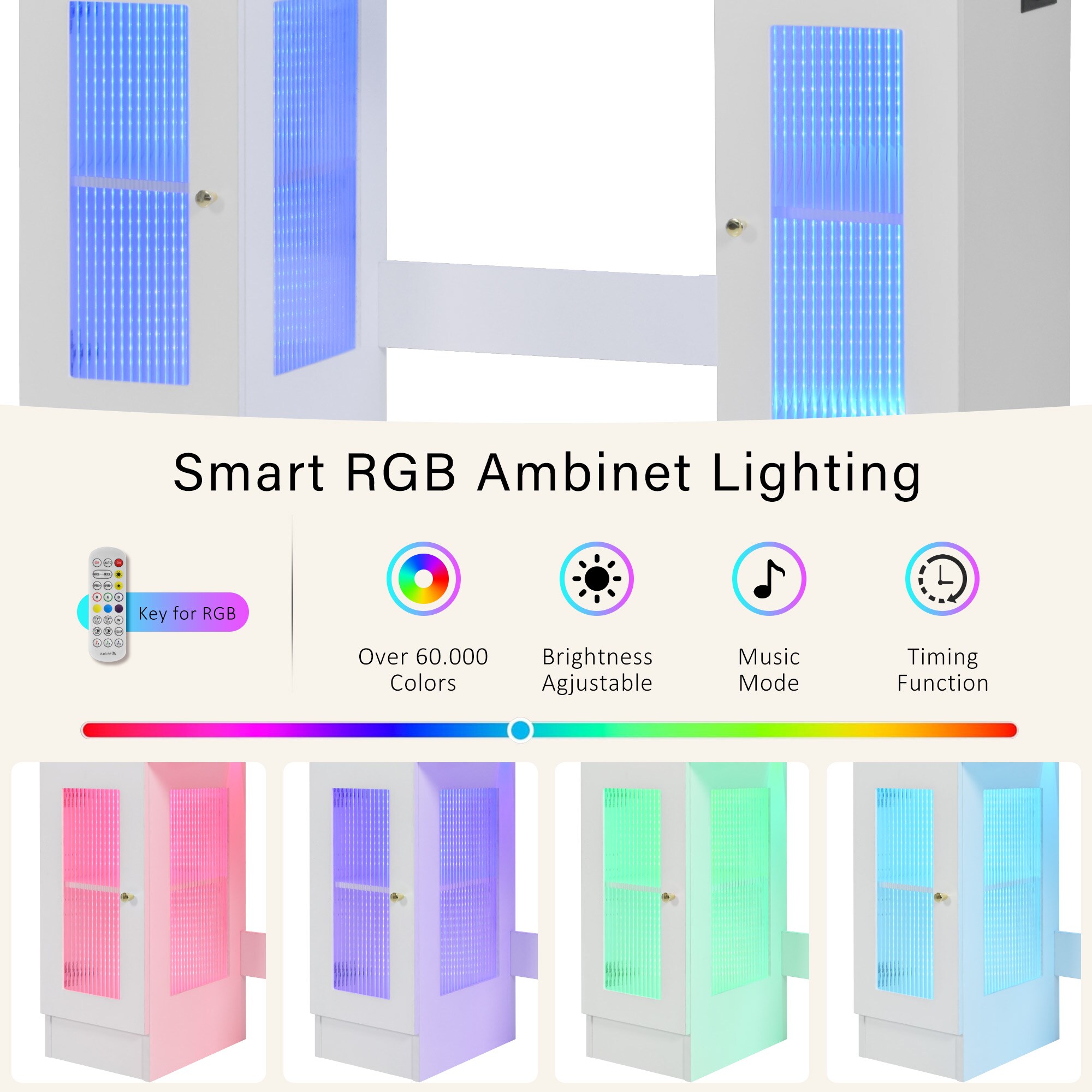 Tatayosi DJ2-P263505K Bedroom-Vanities - View #4