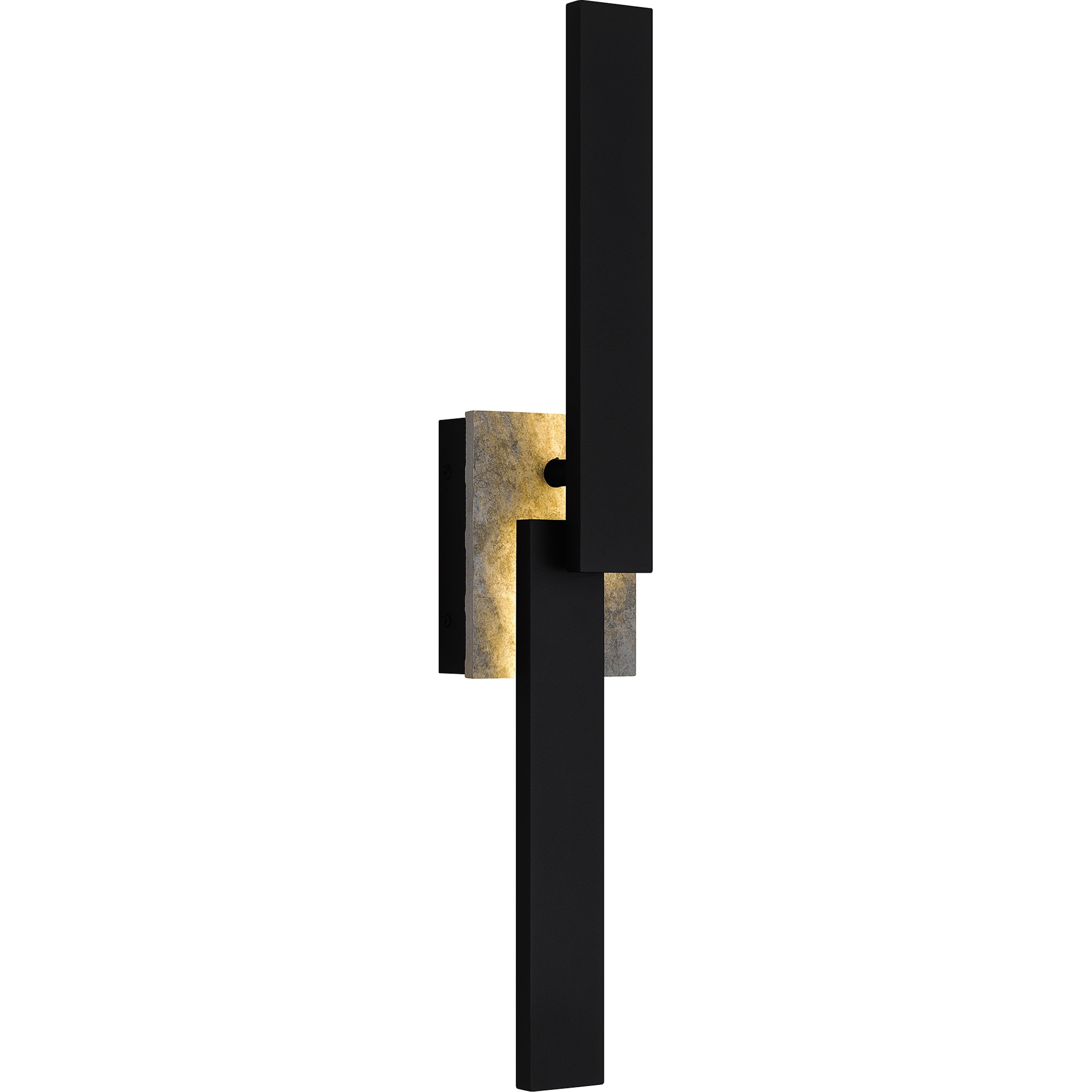 Quoizel TOD8404EK Todman 24-in H Black Hardwired Integrated LED Outdoor Wall Light