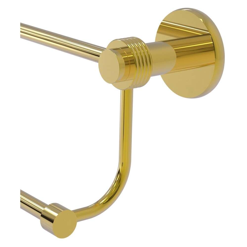 Allied Brass Retro Wave Collection 18 in. Double Towel Bar in