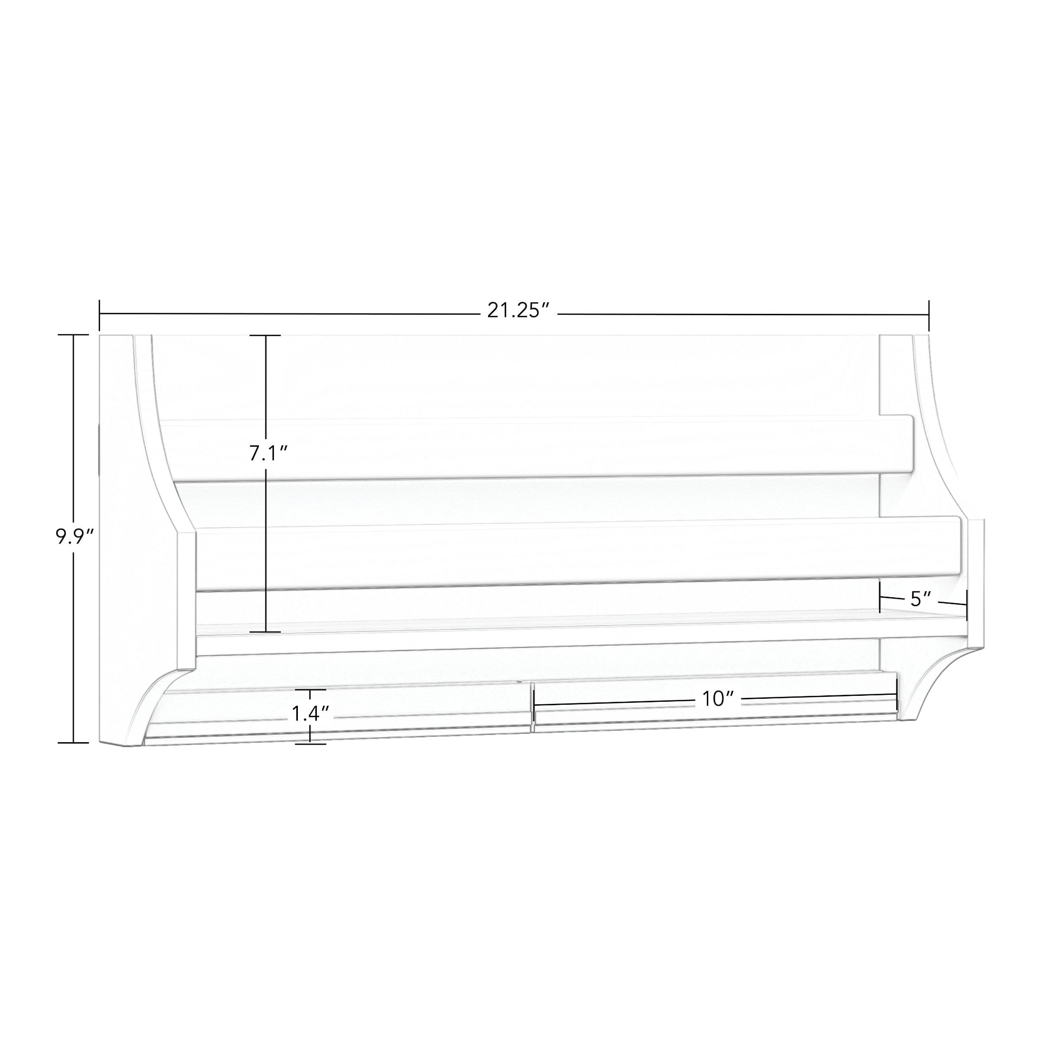 RiverRidge 02-505 Wall-Mounted-Shelving - View #6