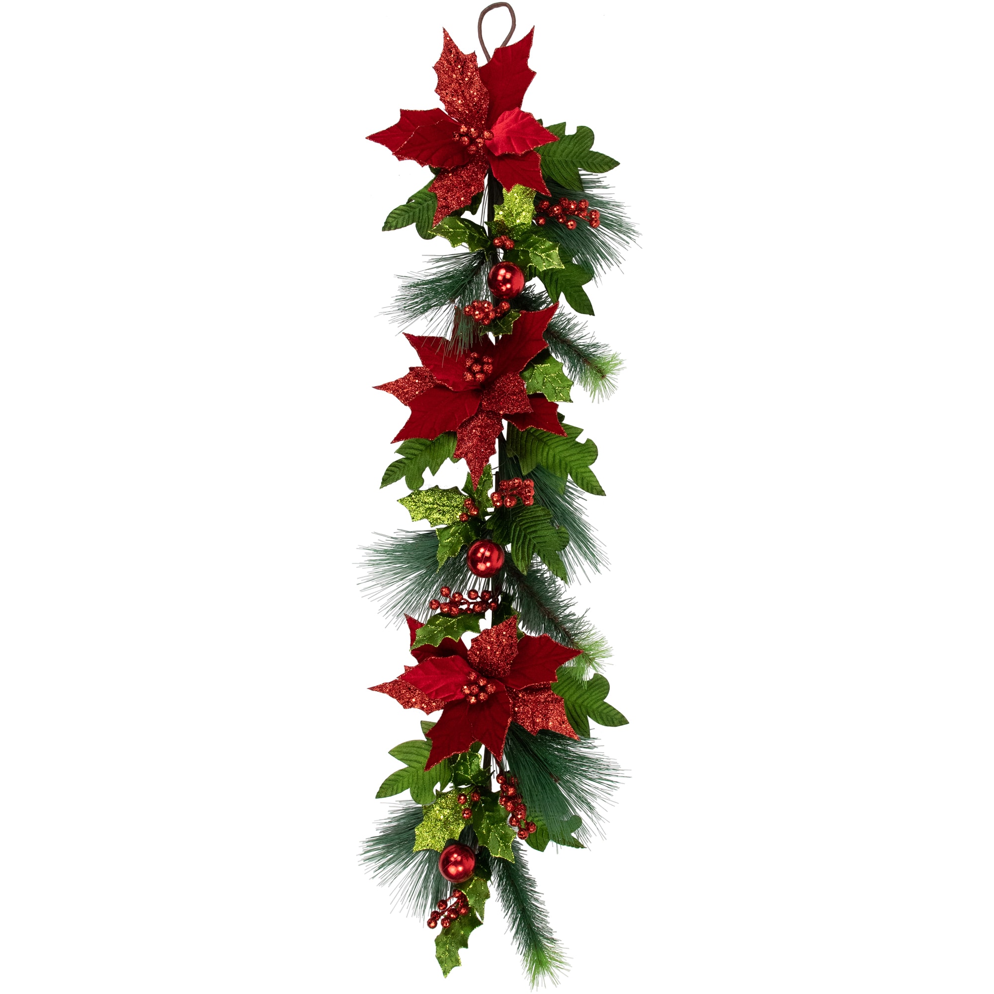 Northlight 35691102 48-in x 10-in Unlit Wreath Wall Art