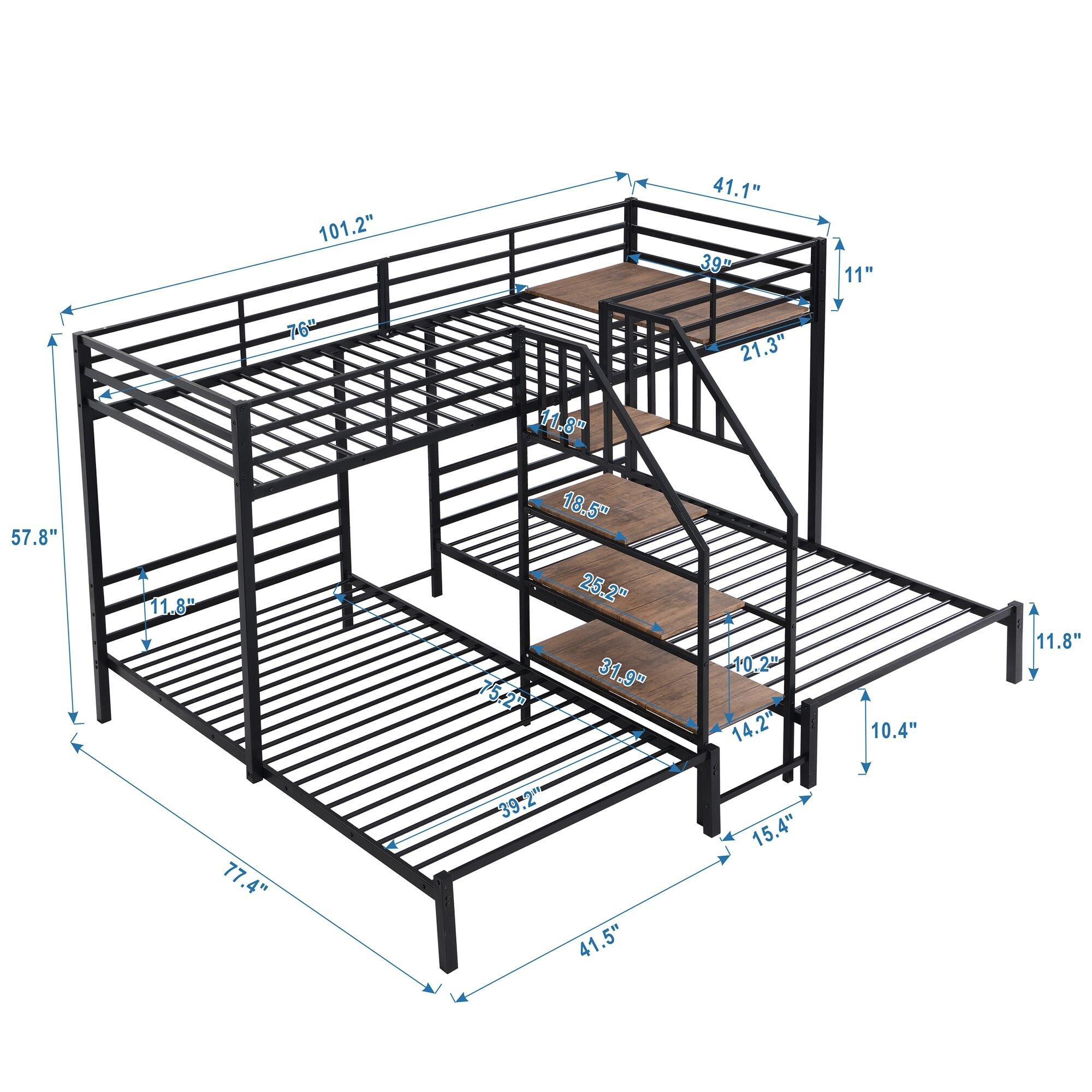 Yiekholo LL-1765AAB Bunk-Beds - View #4