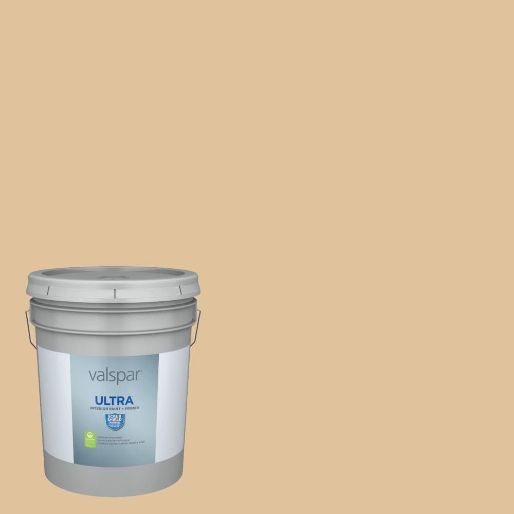 Valspar 3004-8A-935305 Ultra Satin Palamino Pony 3004-8A Latex Interior Paint Paint + Primer ( 5-gallon )