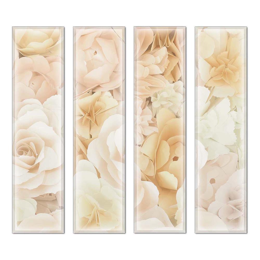 Instant Mosaic 4160102 Upscale Designs 32-Pack Multicolor 3-in x 12-in Glossy Glass Random Wall Tile