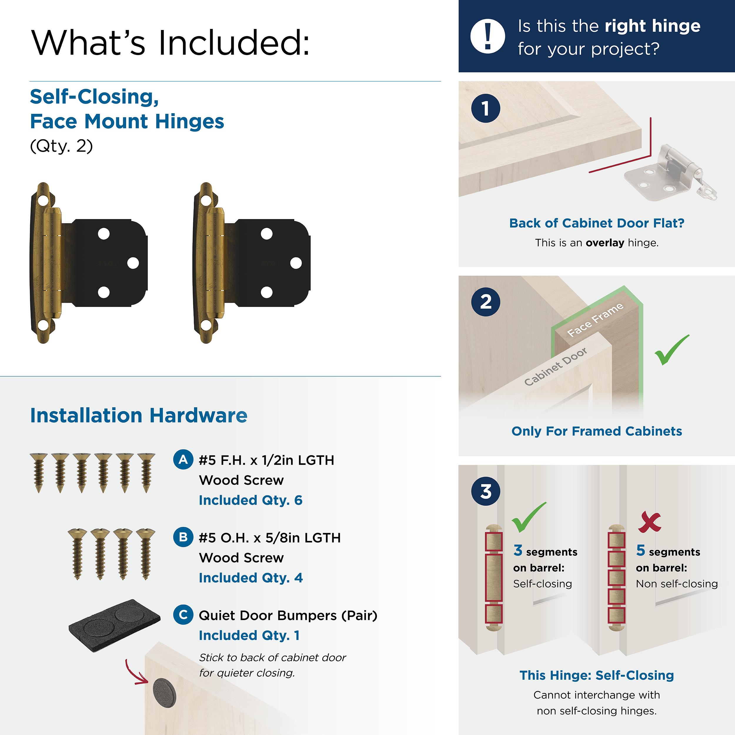 Amerock BPR7629AE Cabinet-Hinges - View #6